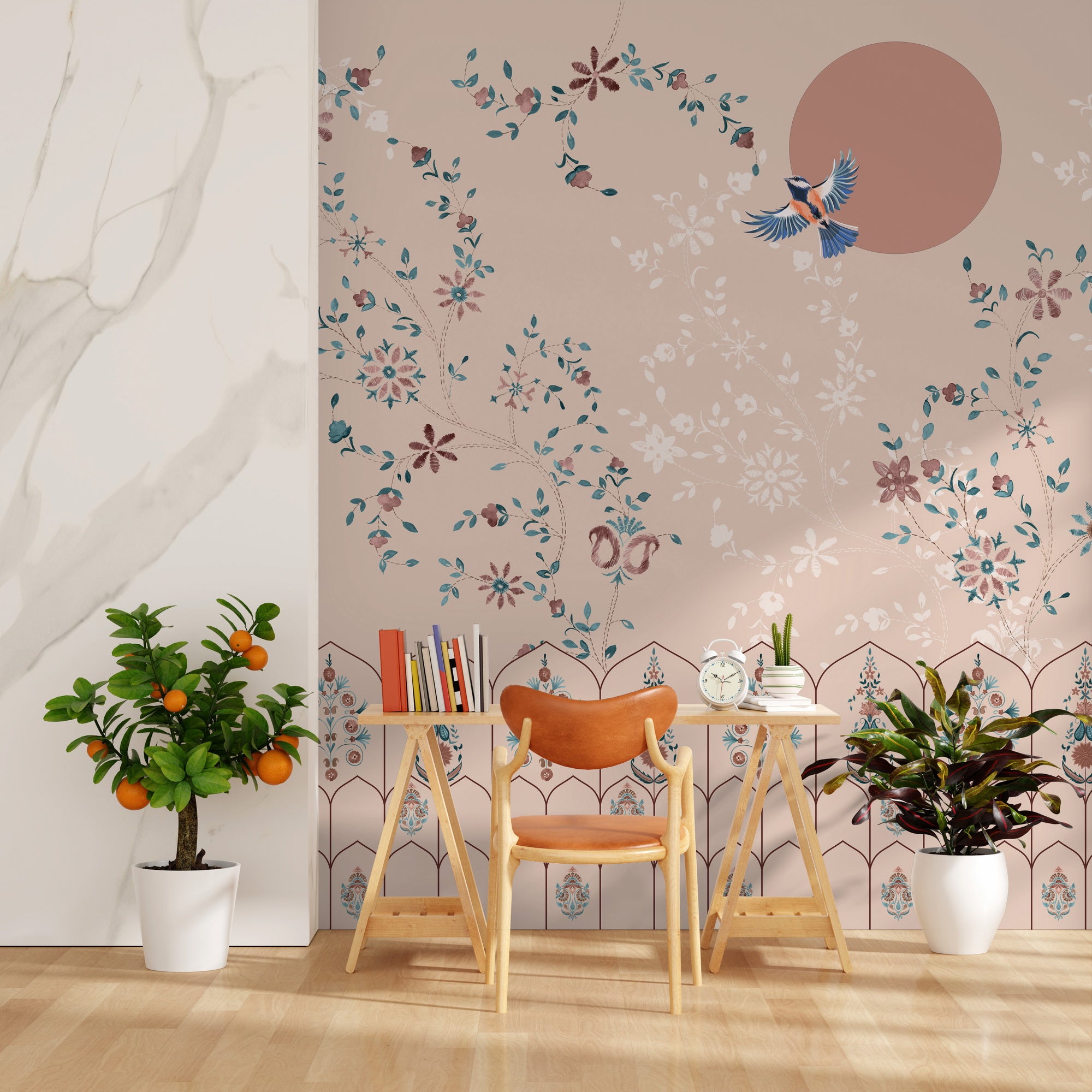Blossom Symphony: "Rangini Pushp" Wallpaper
