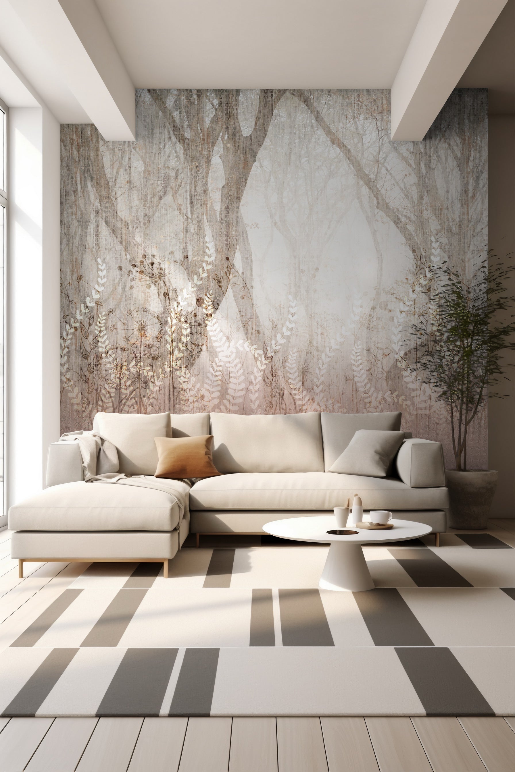 Mystic Canopy: "Aranya" Wallpaper