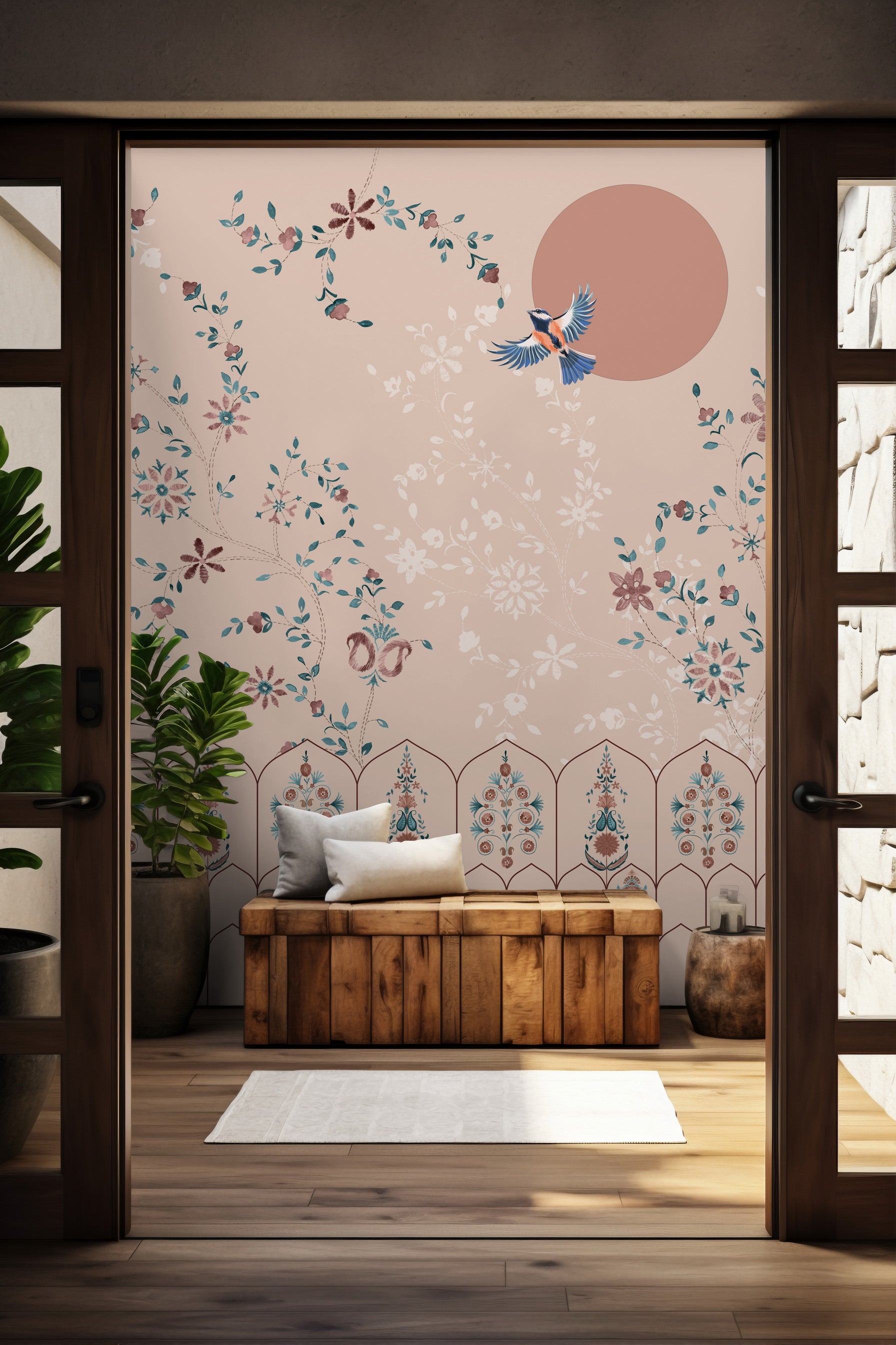 Blossom Symphony: "Rangini Pushp" Wallpaper
