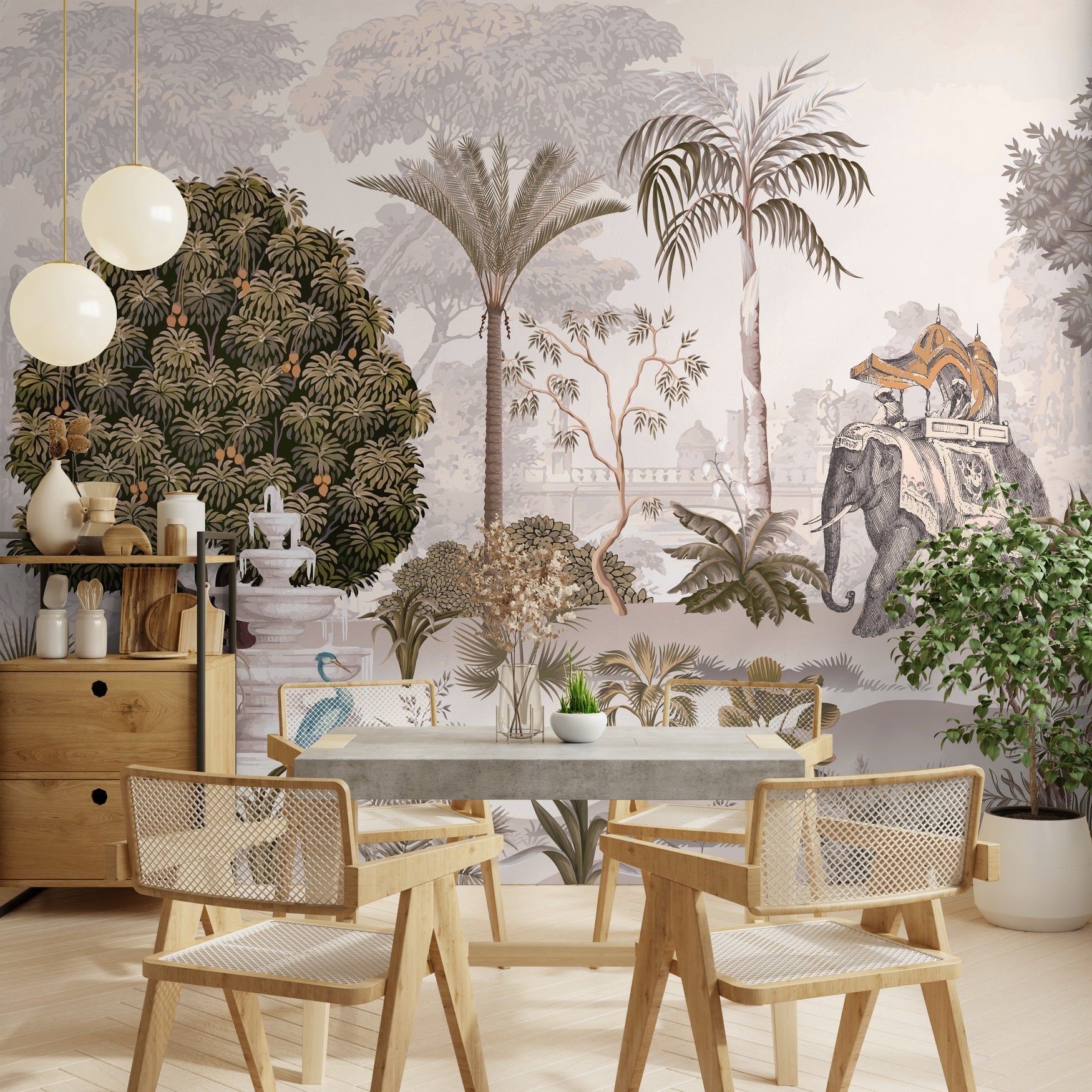 Elephant Grove wallpaper - Customized animal wallpaper by Brahm