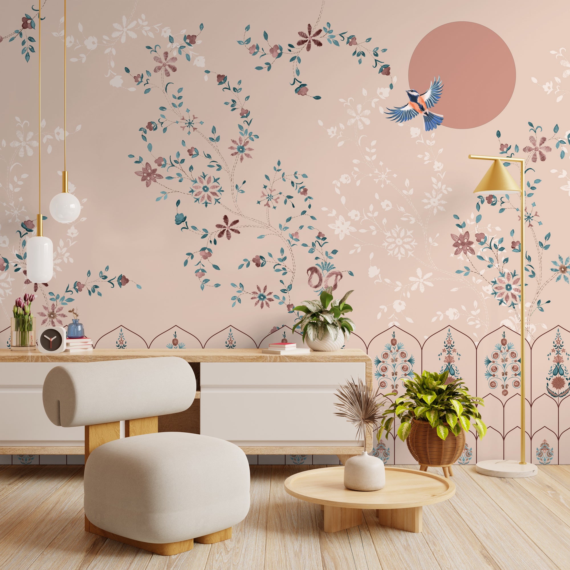 Blossom Symphony: "Rangini Pushp" Wallpaper