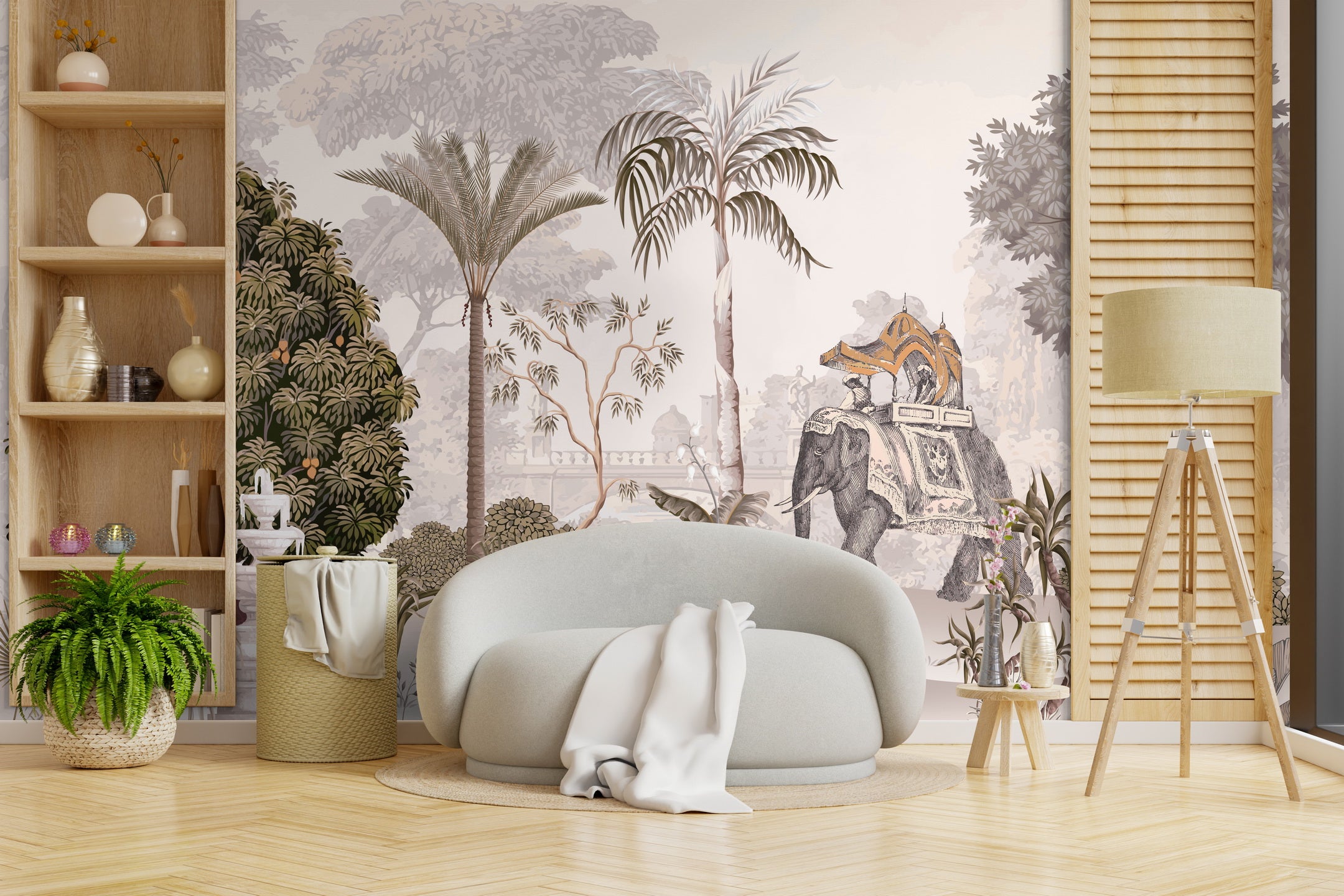 Elephant Grove wallpaper - Customized animal wallpaper by Brahm