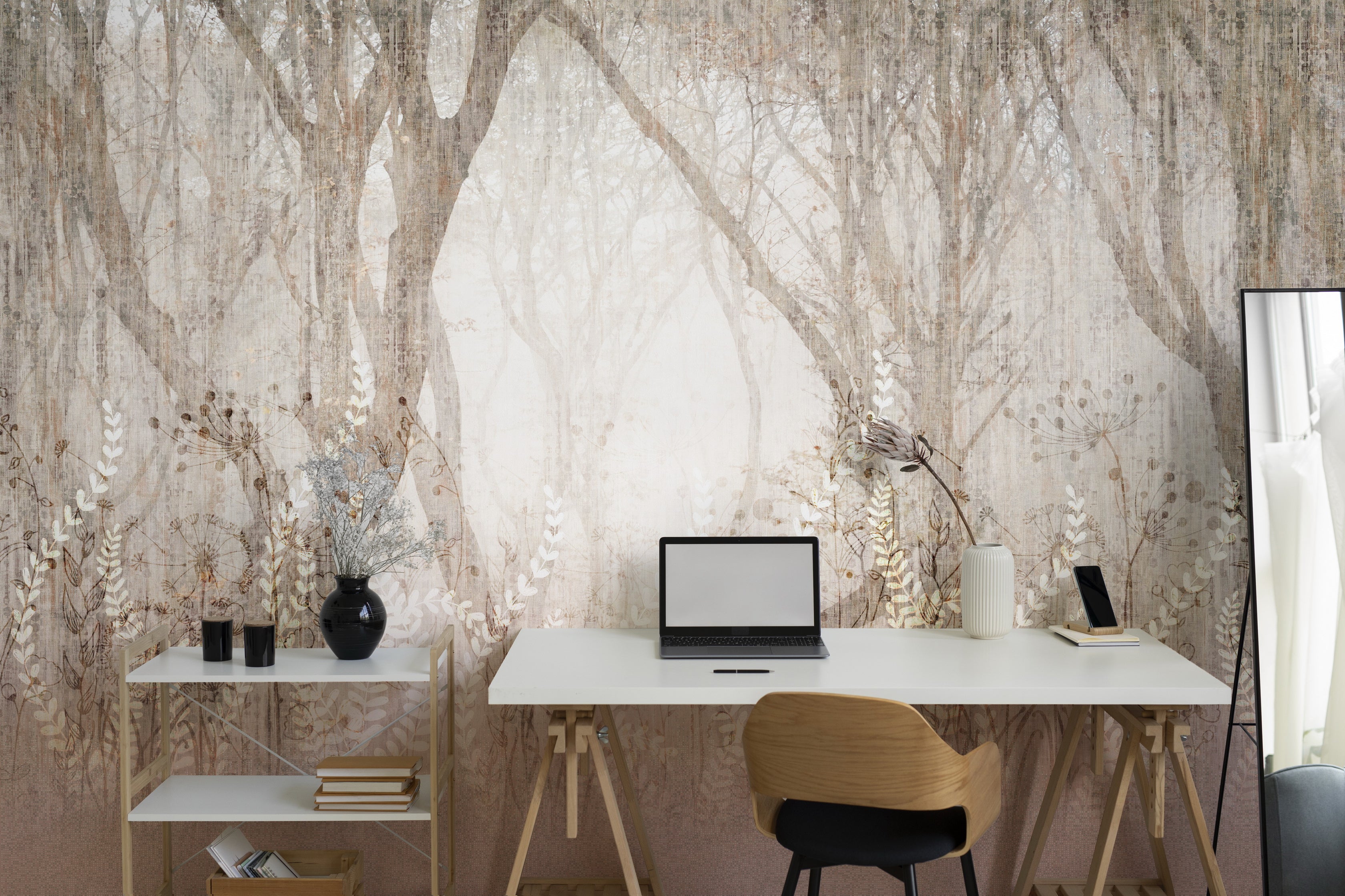 Mystic Canopy: "Aranya" Wallpaper