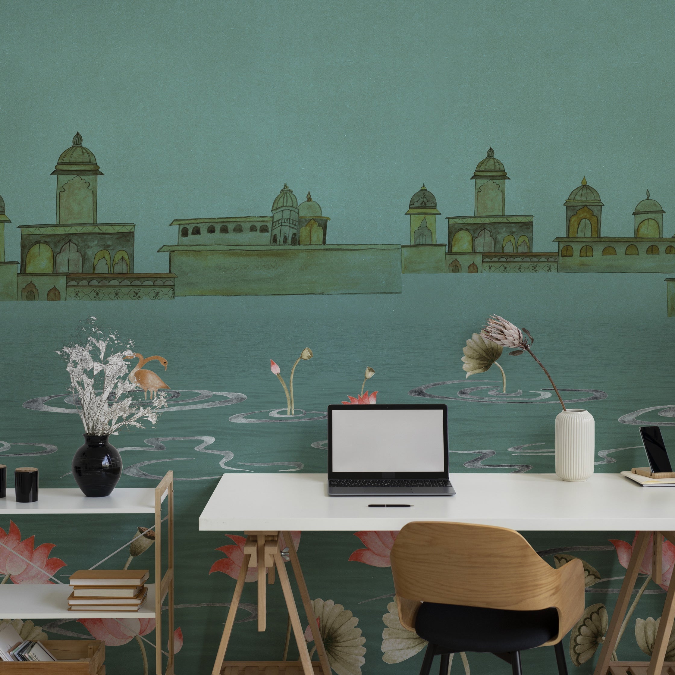 Flowing Serenity: "Nadi" Wallpaper