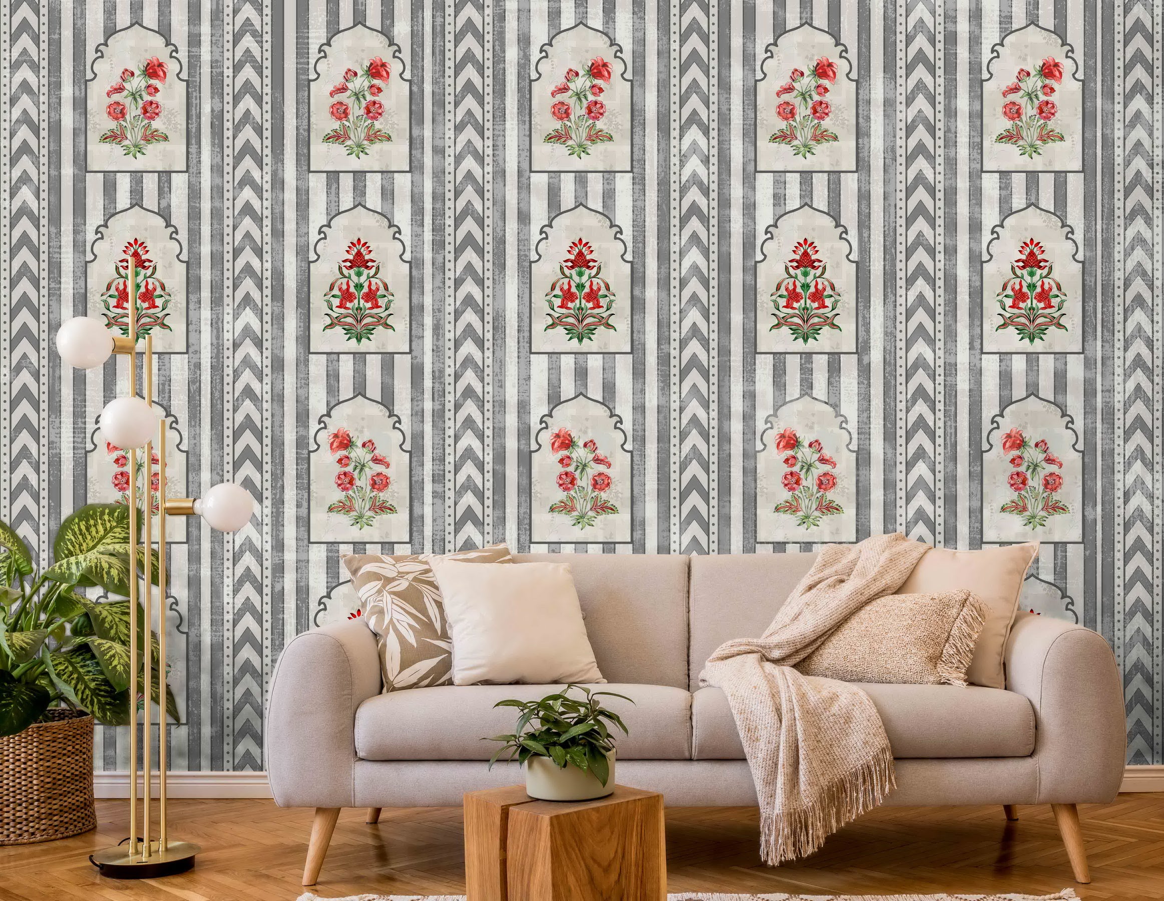 Rose Arches: "Gulab Dwaar" Wallpaper