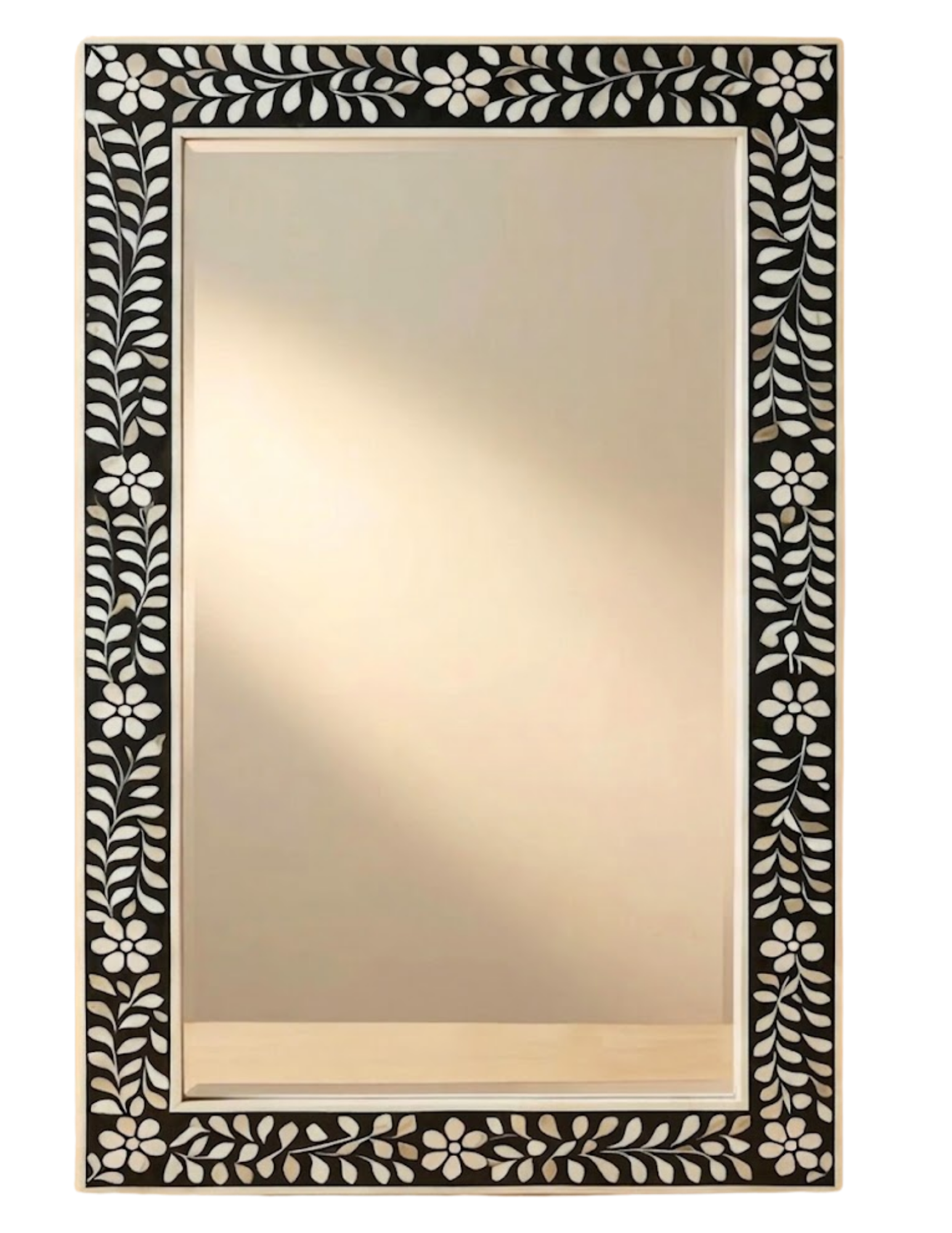 Sahara Bloom Mirror - Black