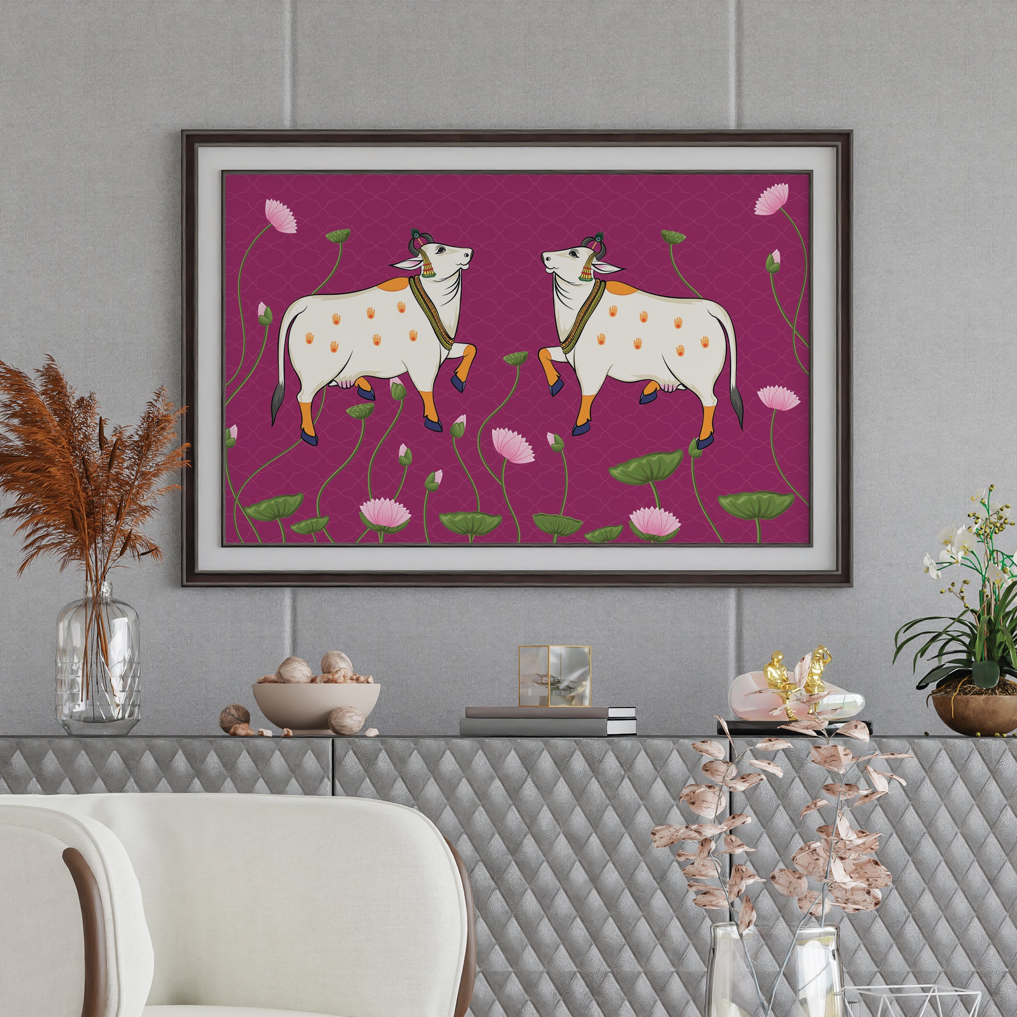 Pichwai Painting- The Holy Cow Painting