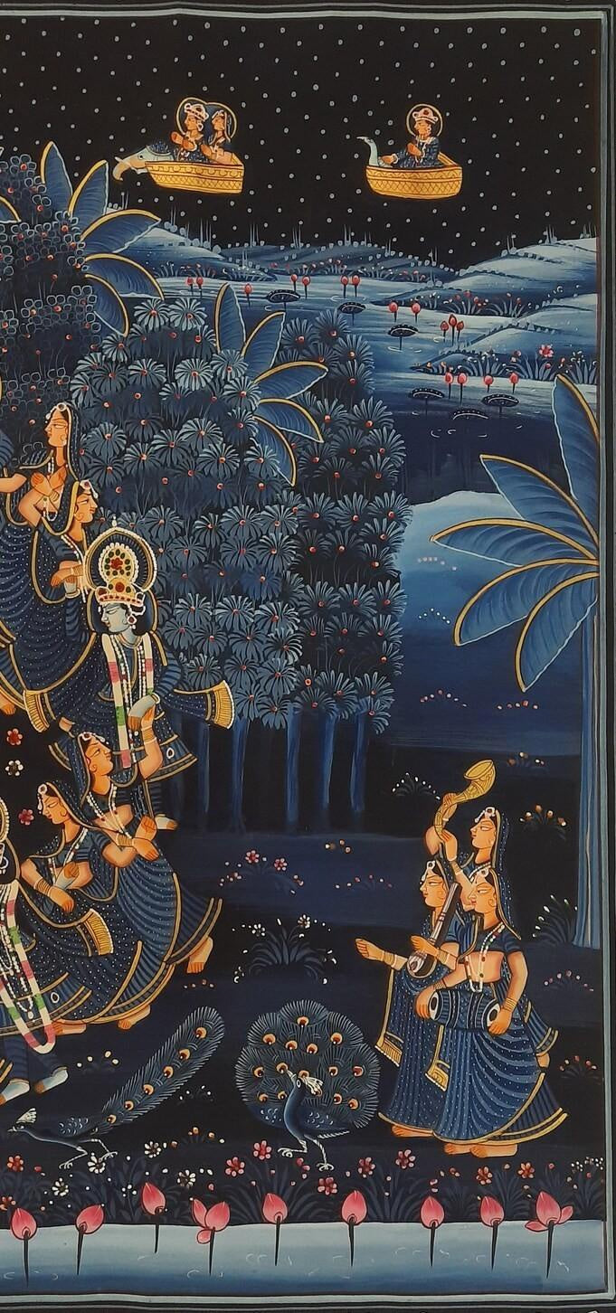 Pichwai- Radha Krishna, The Divine Dance Painting