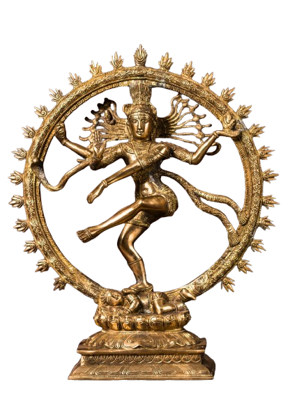 Dancing Shiva 'Nataraja' in Solid Brass