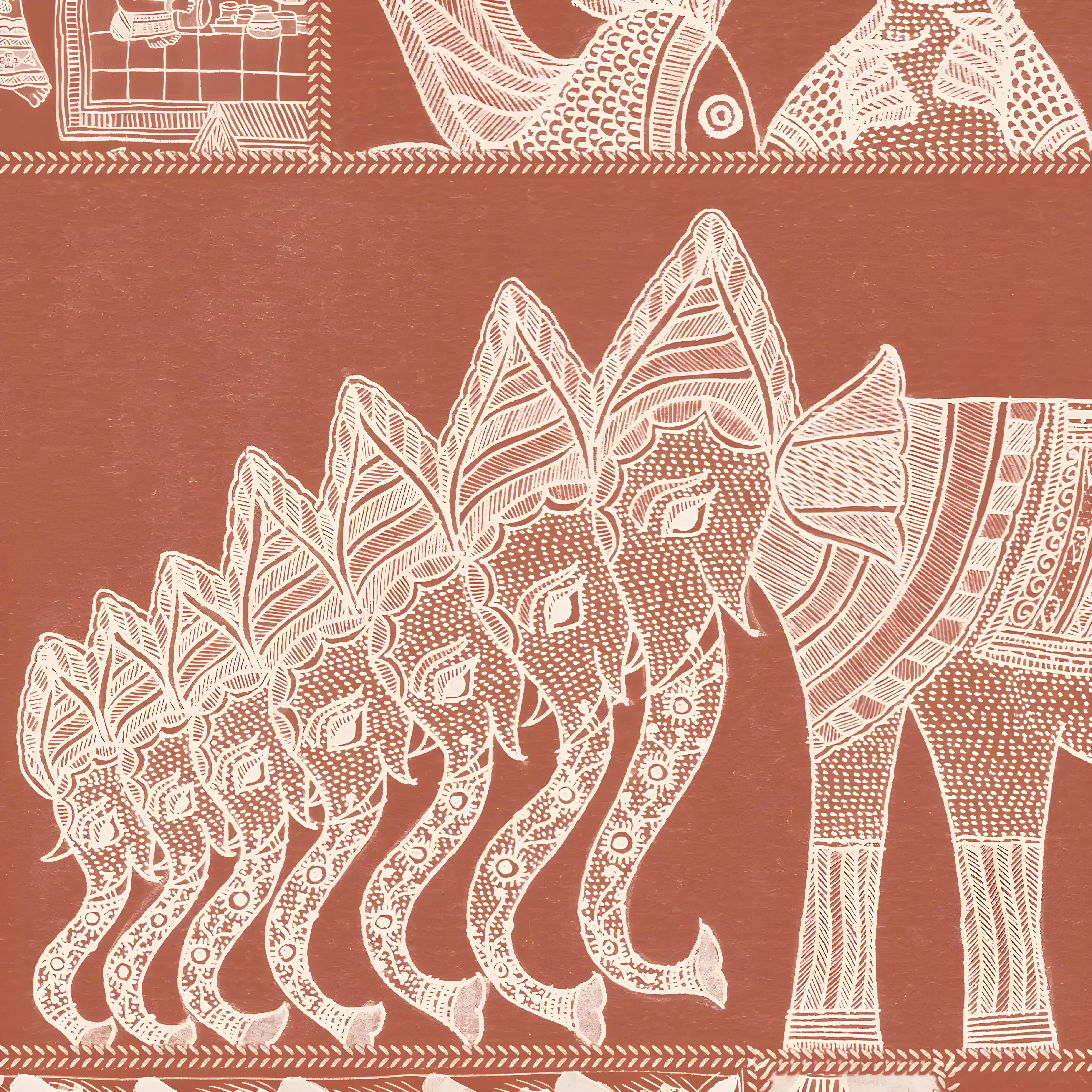 Madhubani Melody : “Geet” Wallpaper