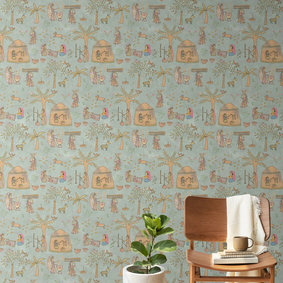 Folk Heritage Story : “Mithila Sujani” Wallpaper