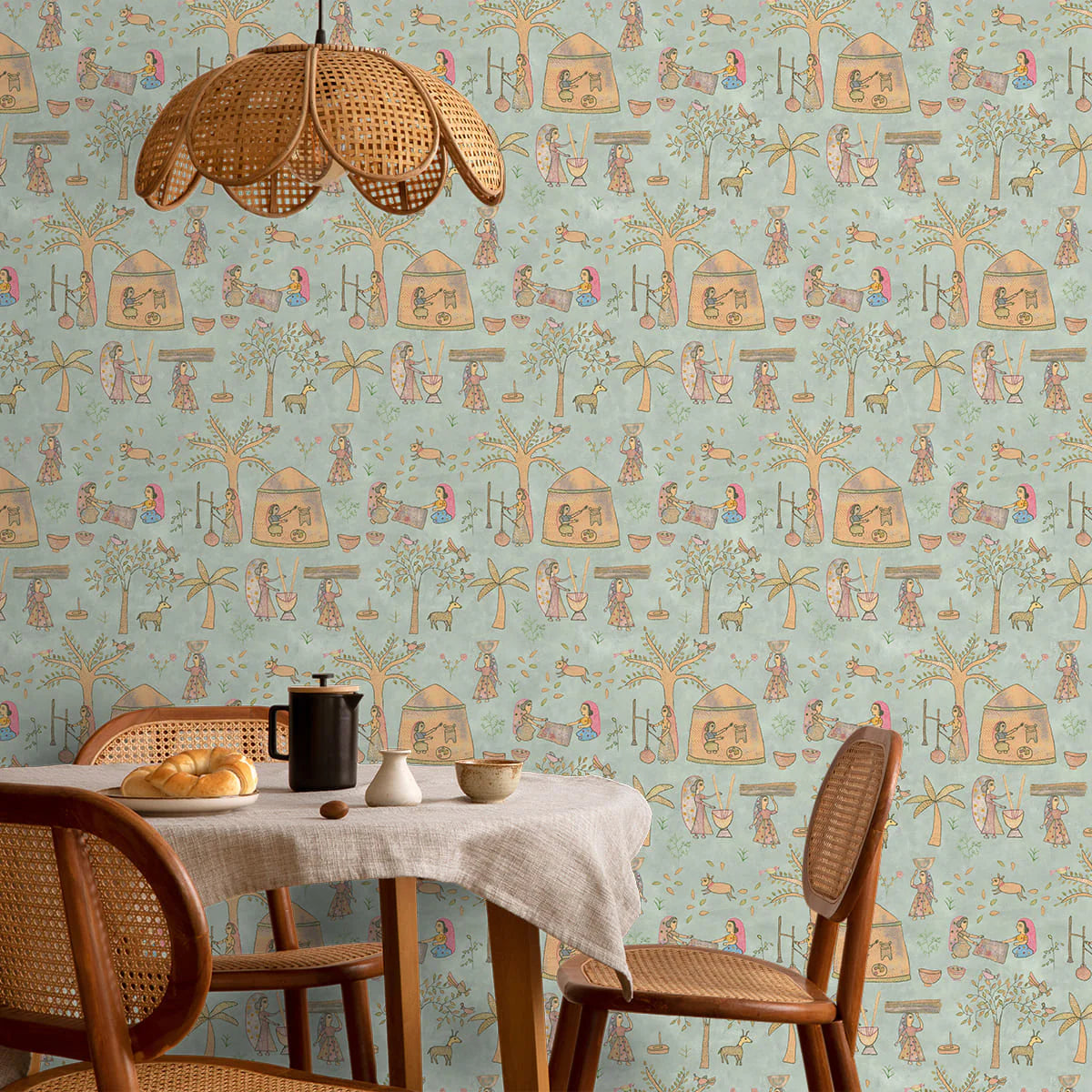 Folk Heritage Story : “Mithila Sujani” Wallpaper