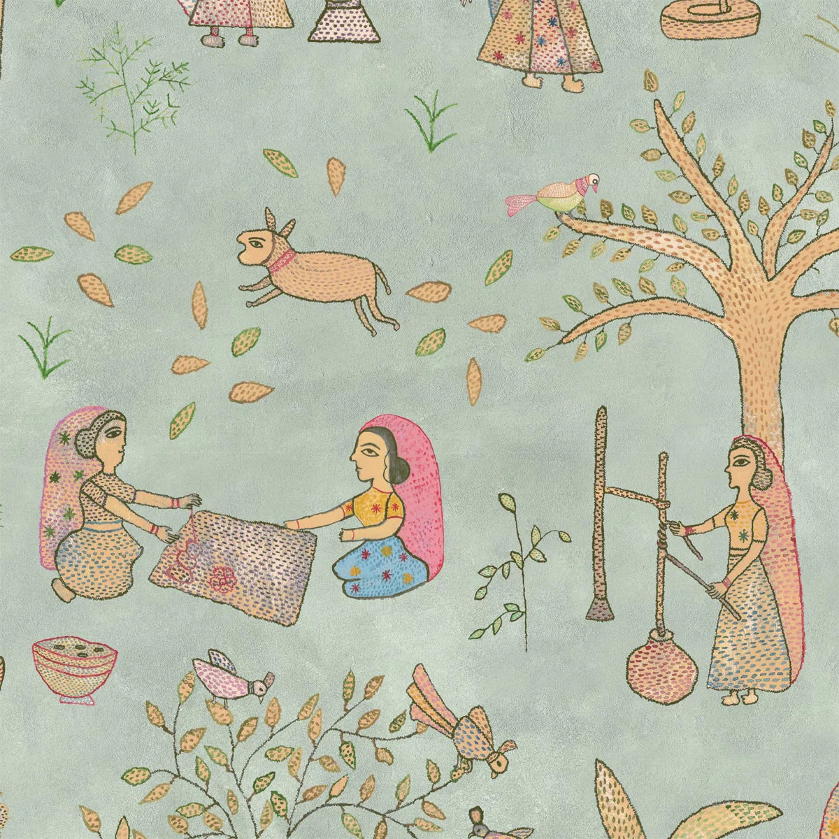 Folk Heritage Story : “Mithila Sujani” Wallpaper
