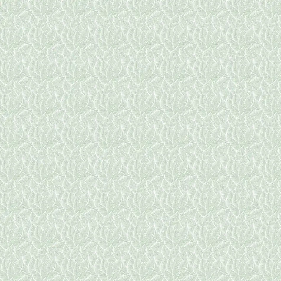 Nomadic spirit banjara green wallpaper - Customized leaf patterned wallpaper