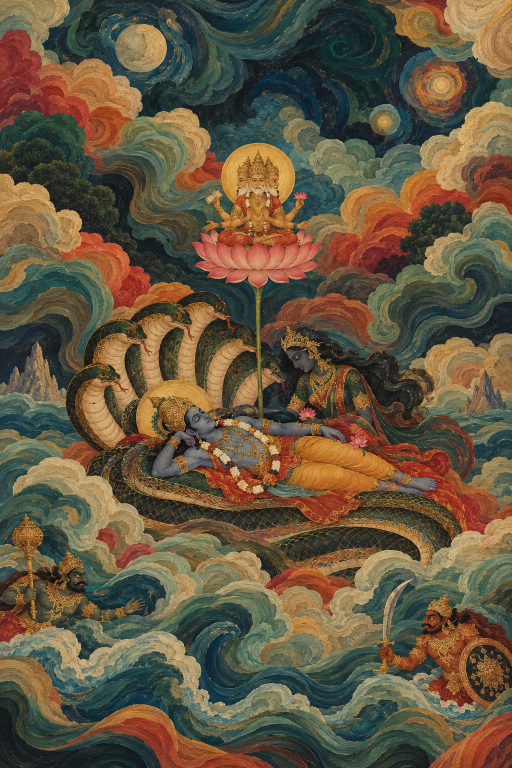 Art Print – Krishna Yoga Nidra