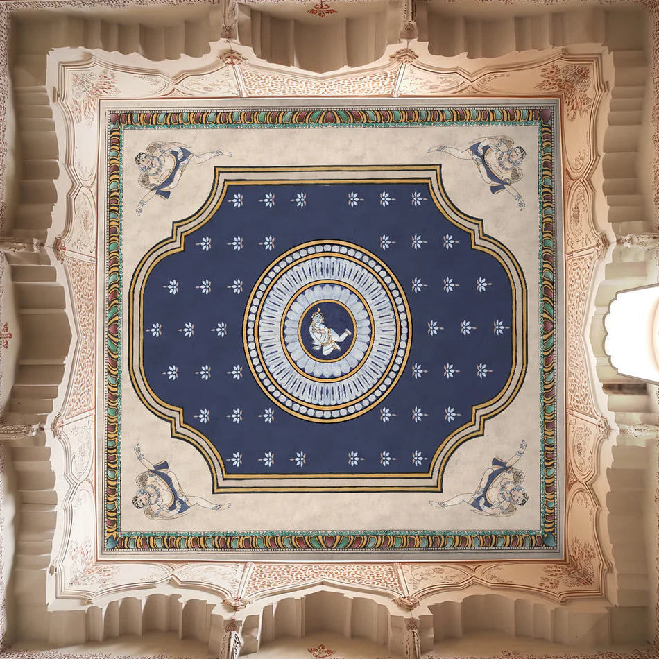 Bal Gopal Indian pichwai wallpaper - Customized indian traditional Krishna wallpaper