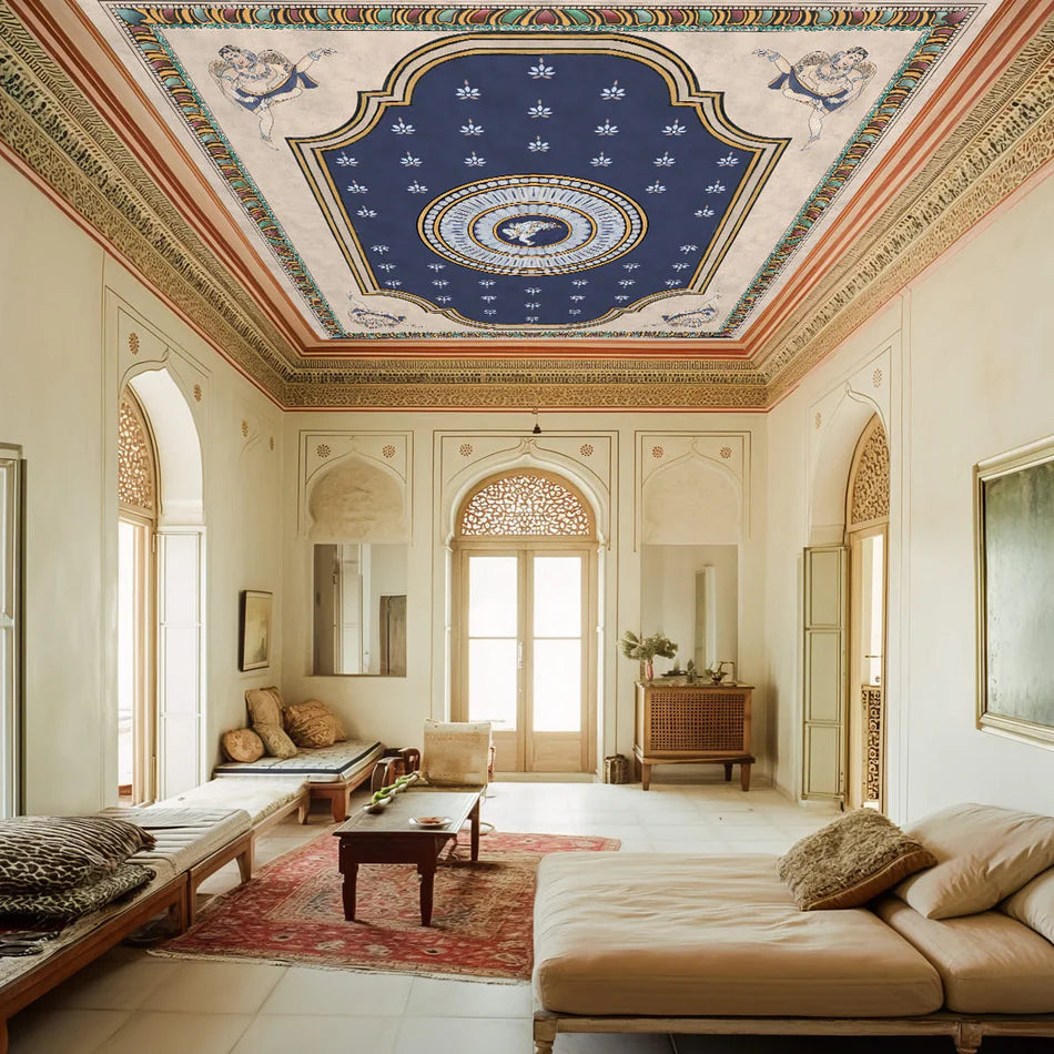 Bal Gopal Indian wallpaper - Customized indian traditional pichwai Krishna wallpaper