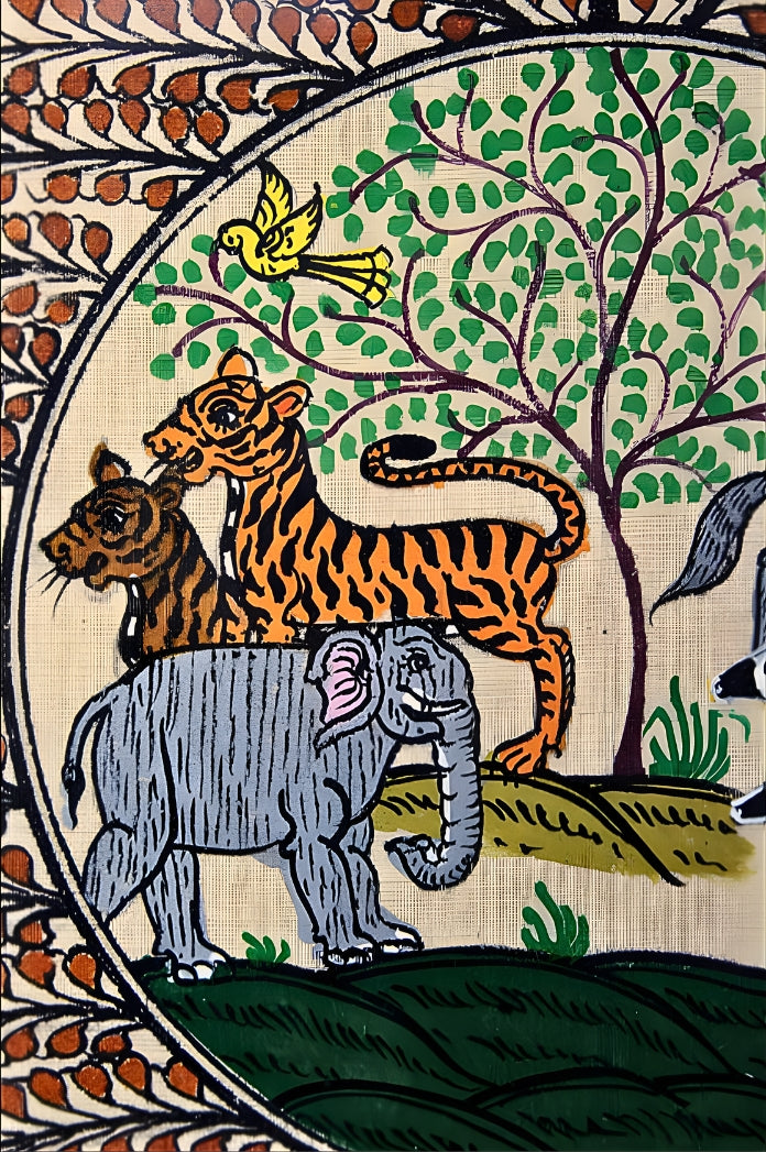 Orissa Pattachitra Tree of Life Painting