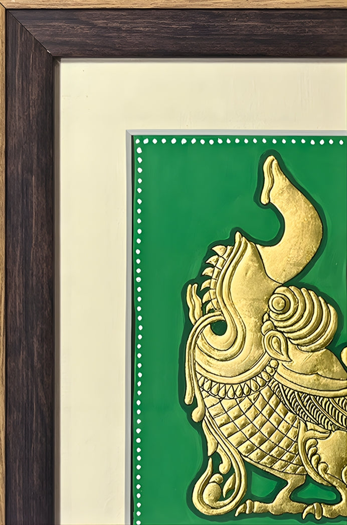 Yalli Pakshi - Mysore Paintings (22KT Gold Leaf)