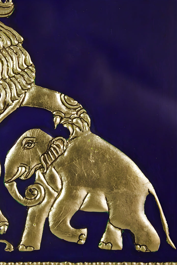 Royal Symbol Indian - Mysore Painting (22KT Gold Leaf)