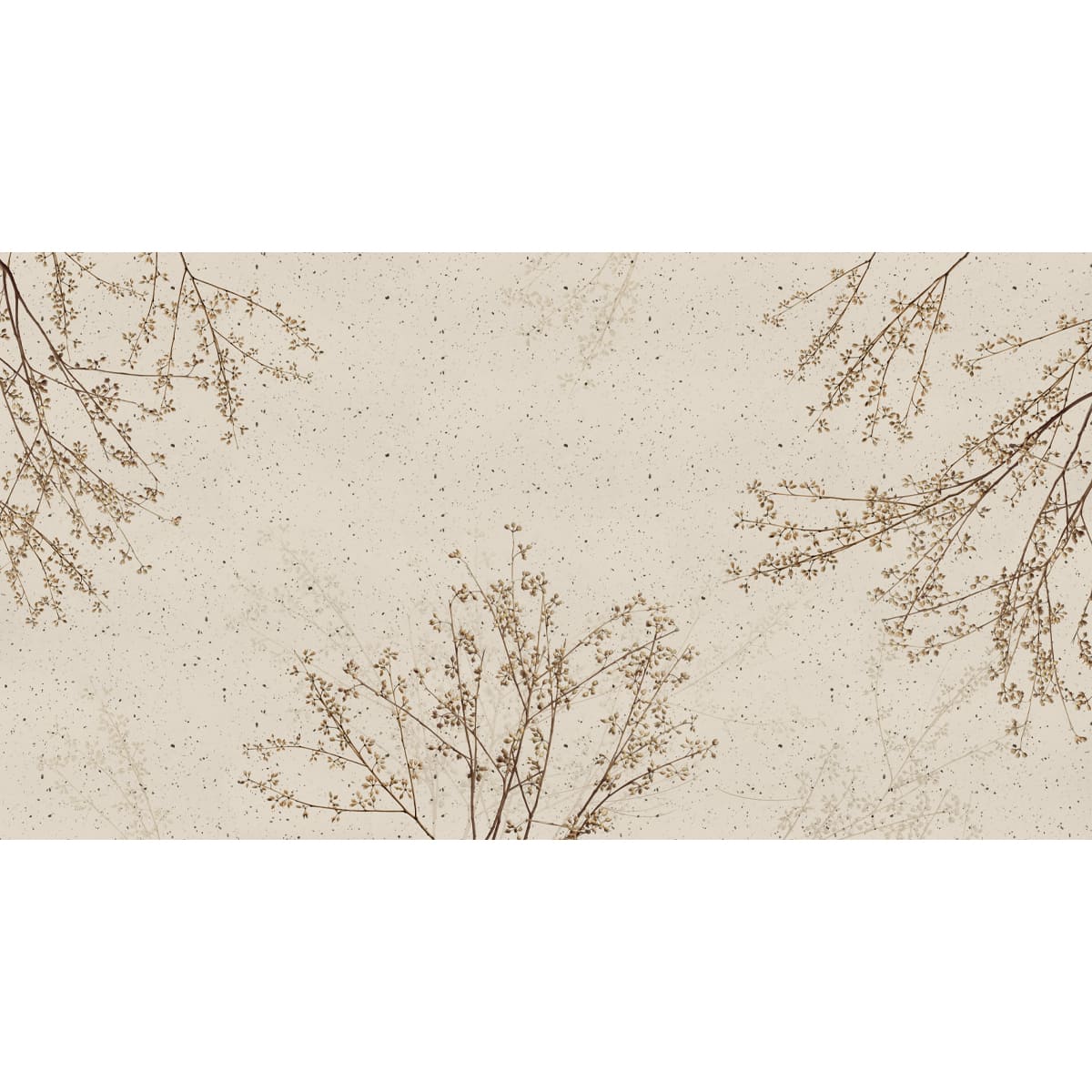Desert Grace Botanical wallpaper - Customized minimalist floral wallpaper buy now