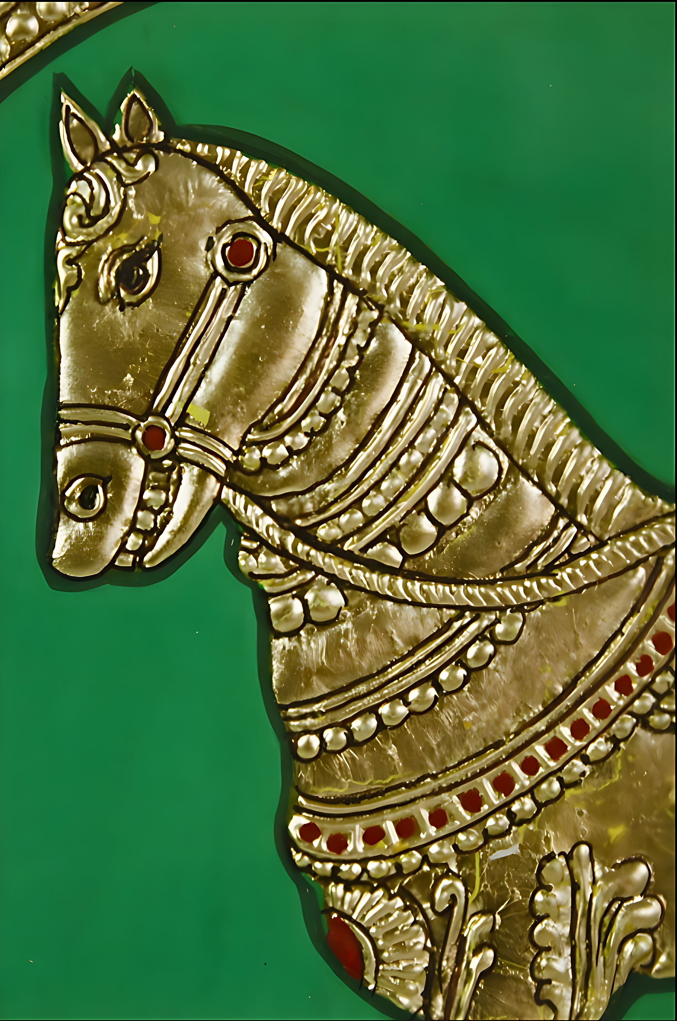 Golden Horse - Mysore Paintings (22KT Gold Leaf)