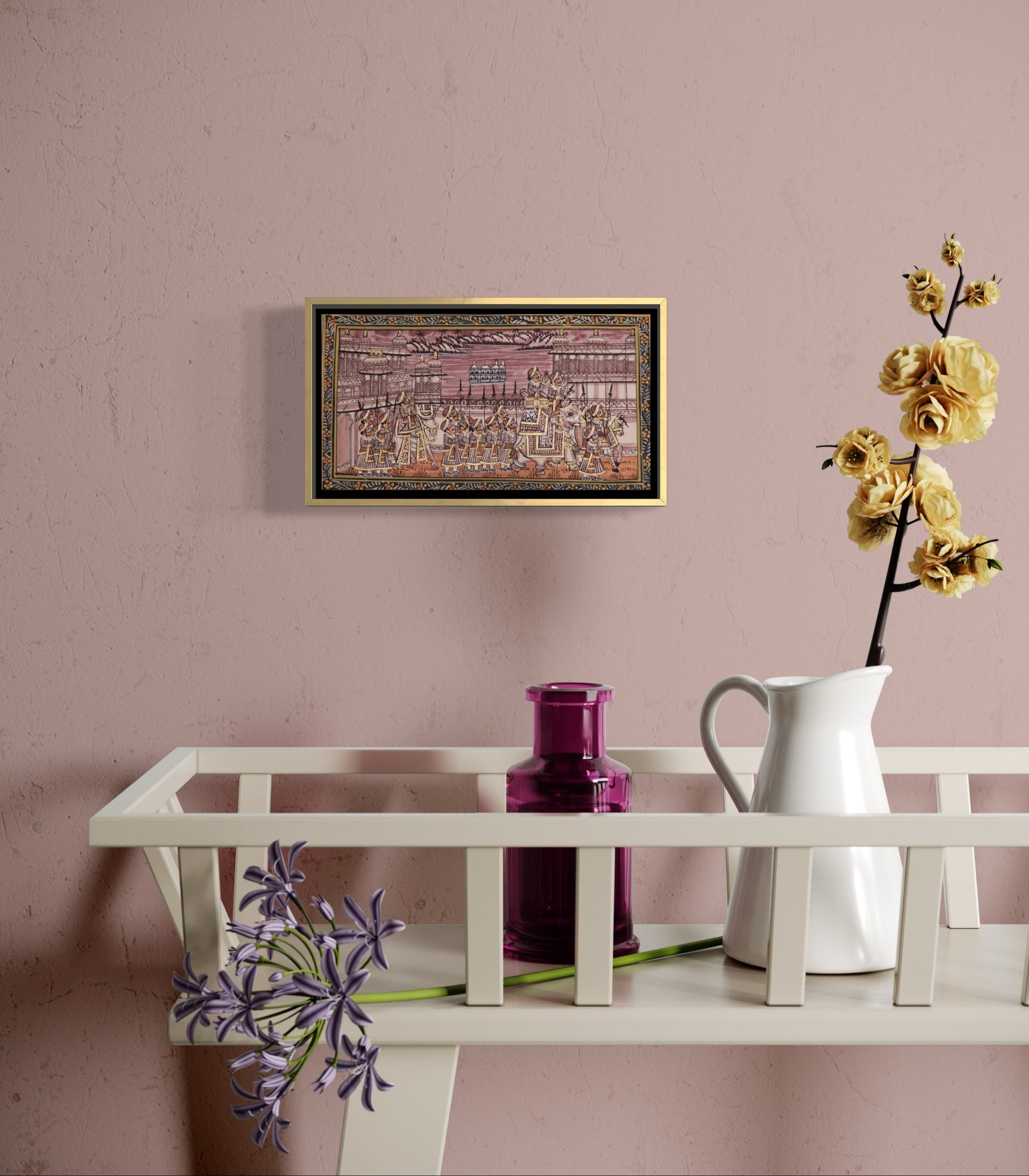 Miniature Painting – Red Udaipur Army