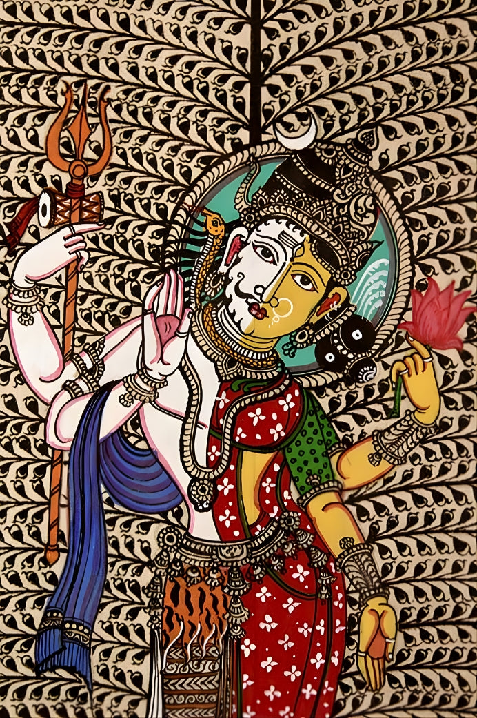 Eternal Balance: Tree of Life – Orissa Pattachitra Painting