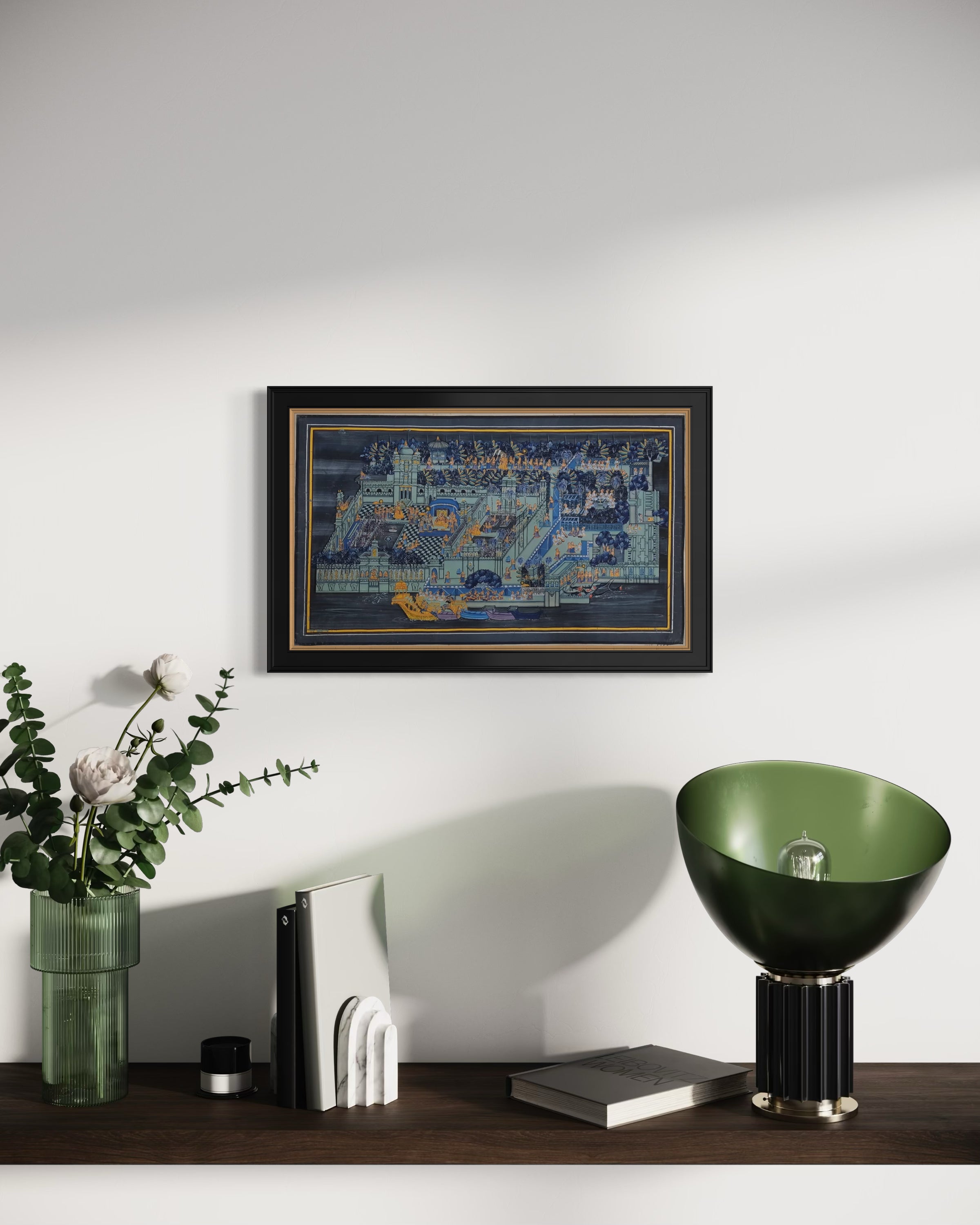 Miniature Painting- Jagdish Ji Temple Painting