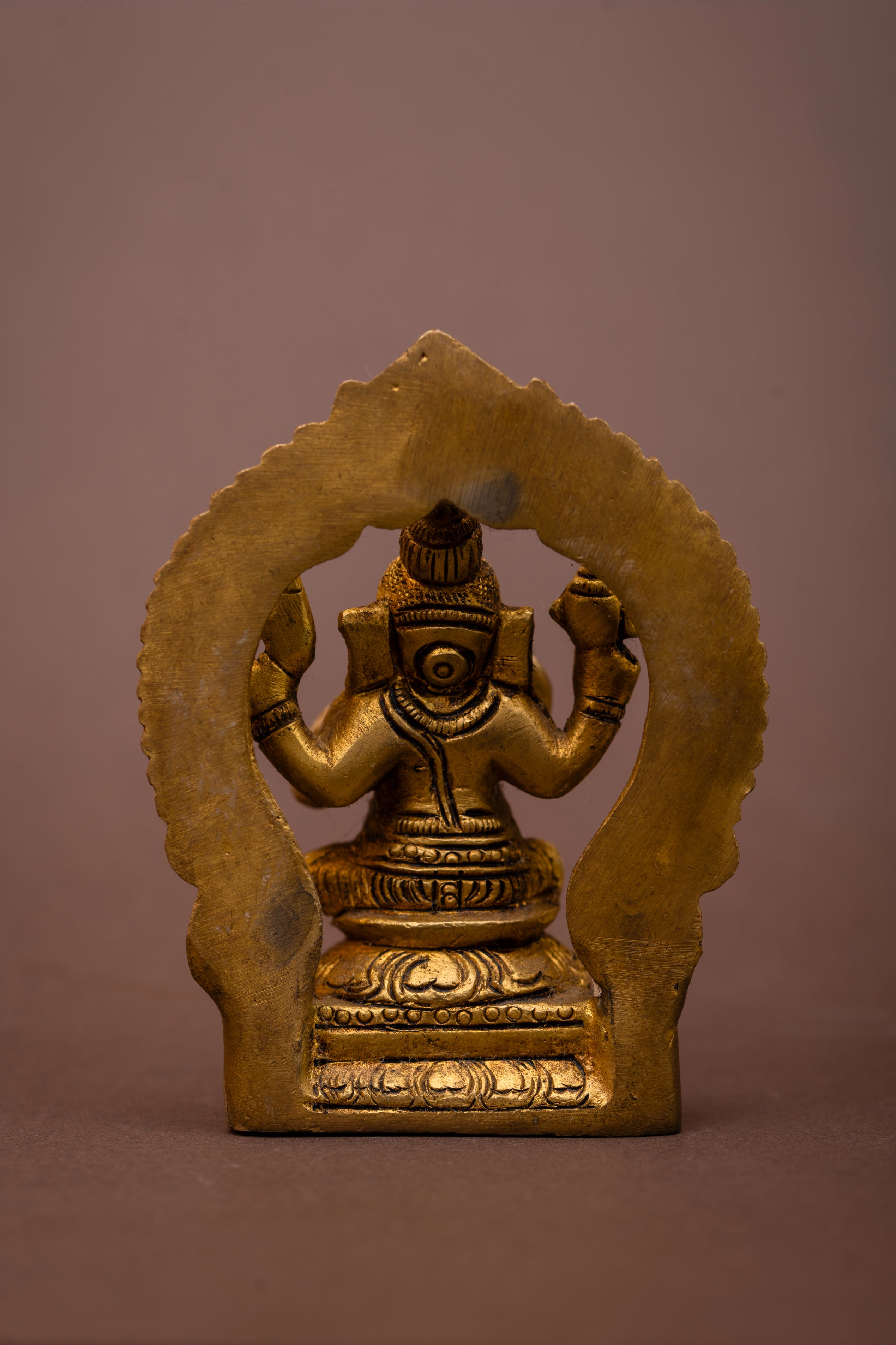 Ganesh Prabhawali Brass Sculpture