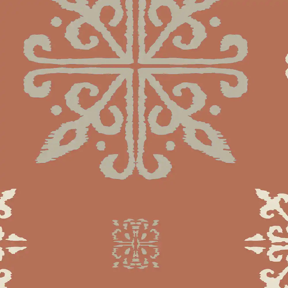 Rustic Elegance: "Rangoli Kaksh" Wallpaper
