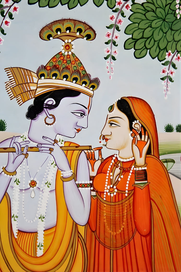 Eternal Glance – A Kangra Miniature