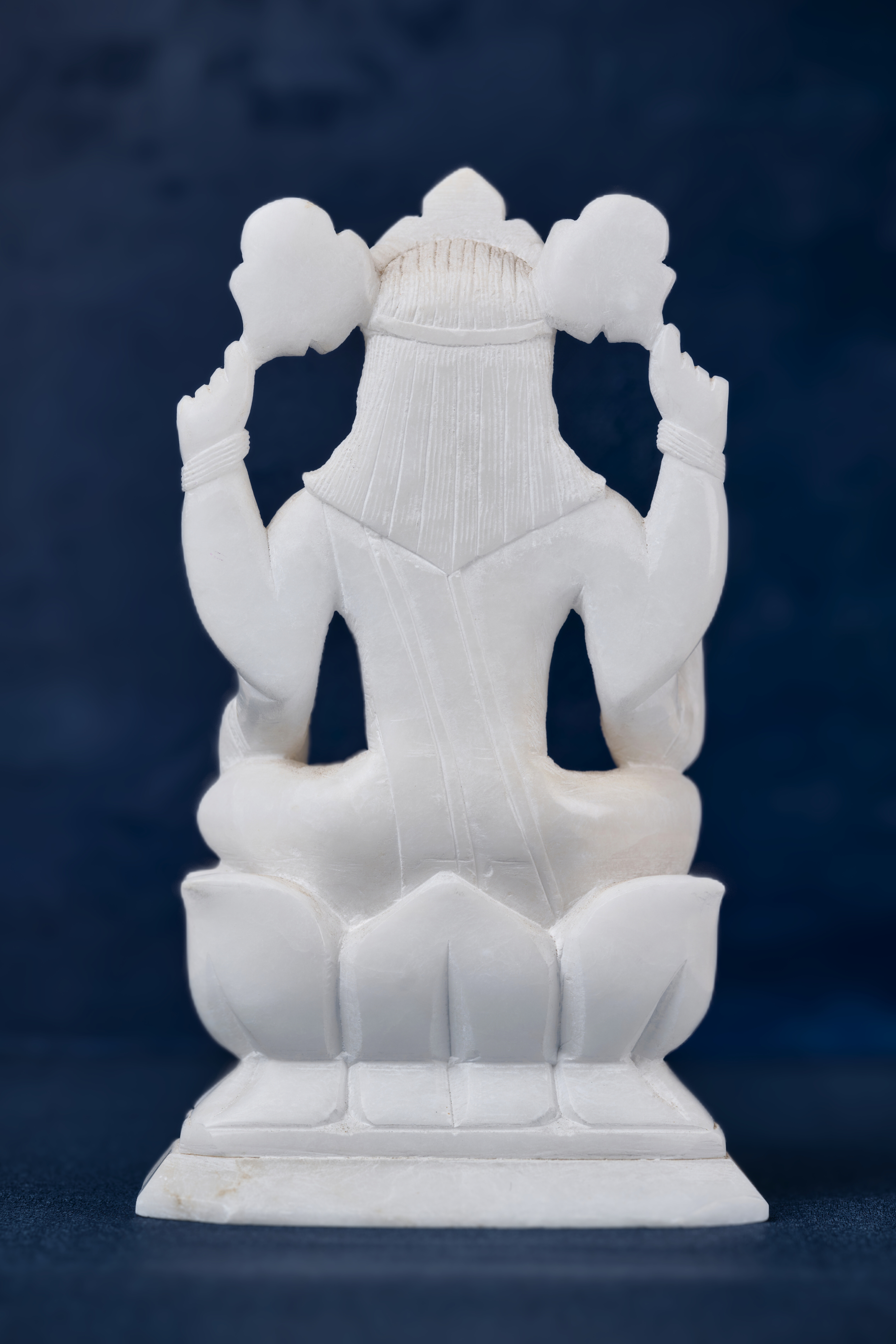 White Stone Lakshmi Goddess Statue