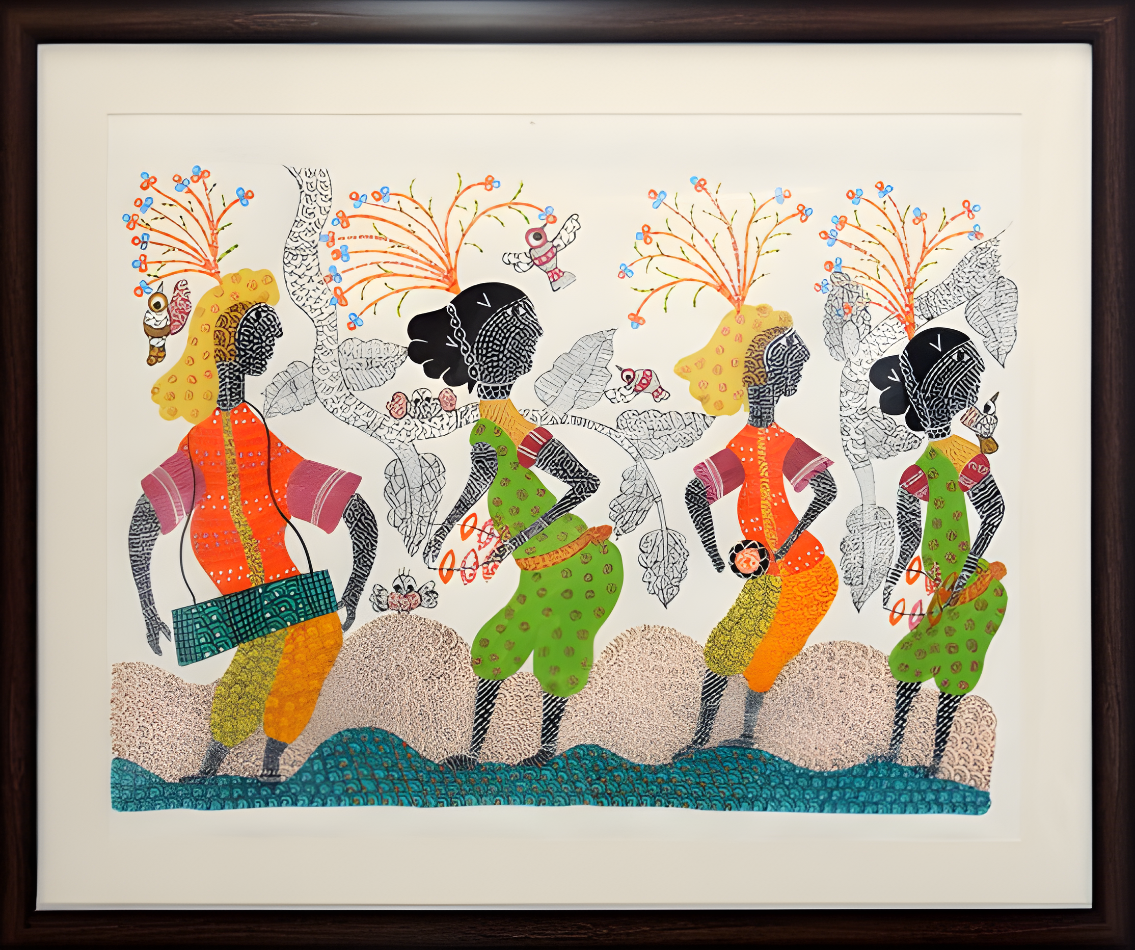 Prakriti Geet – “Song of Nature” Gond Art