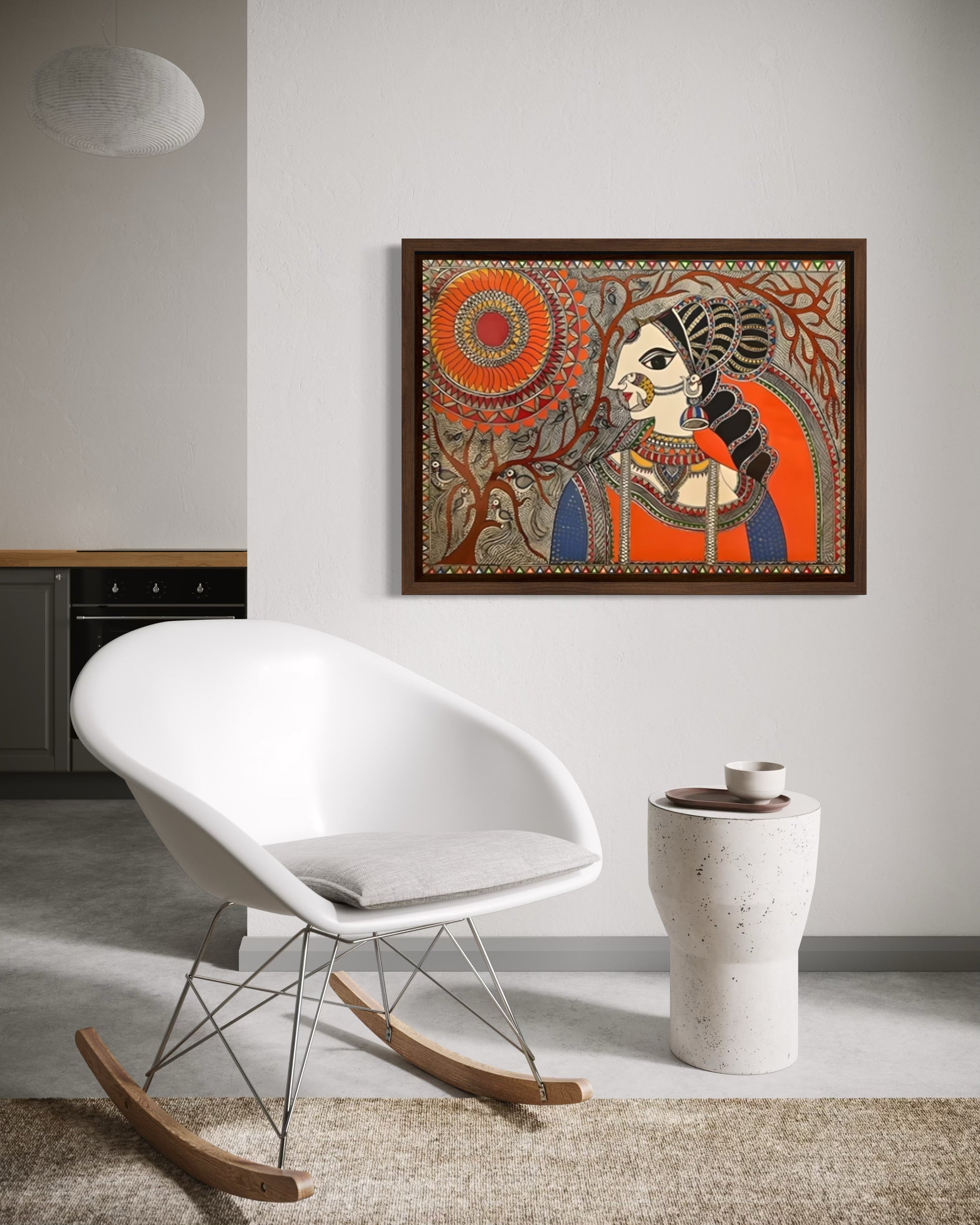 Under the Eternal Sun – Madhubani Painting