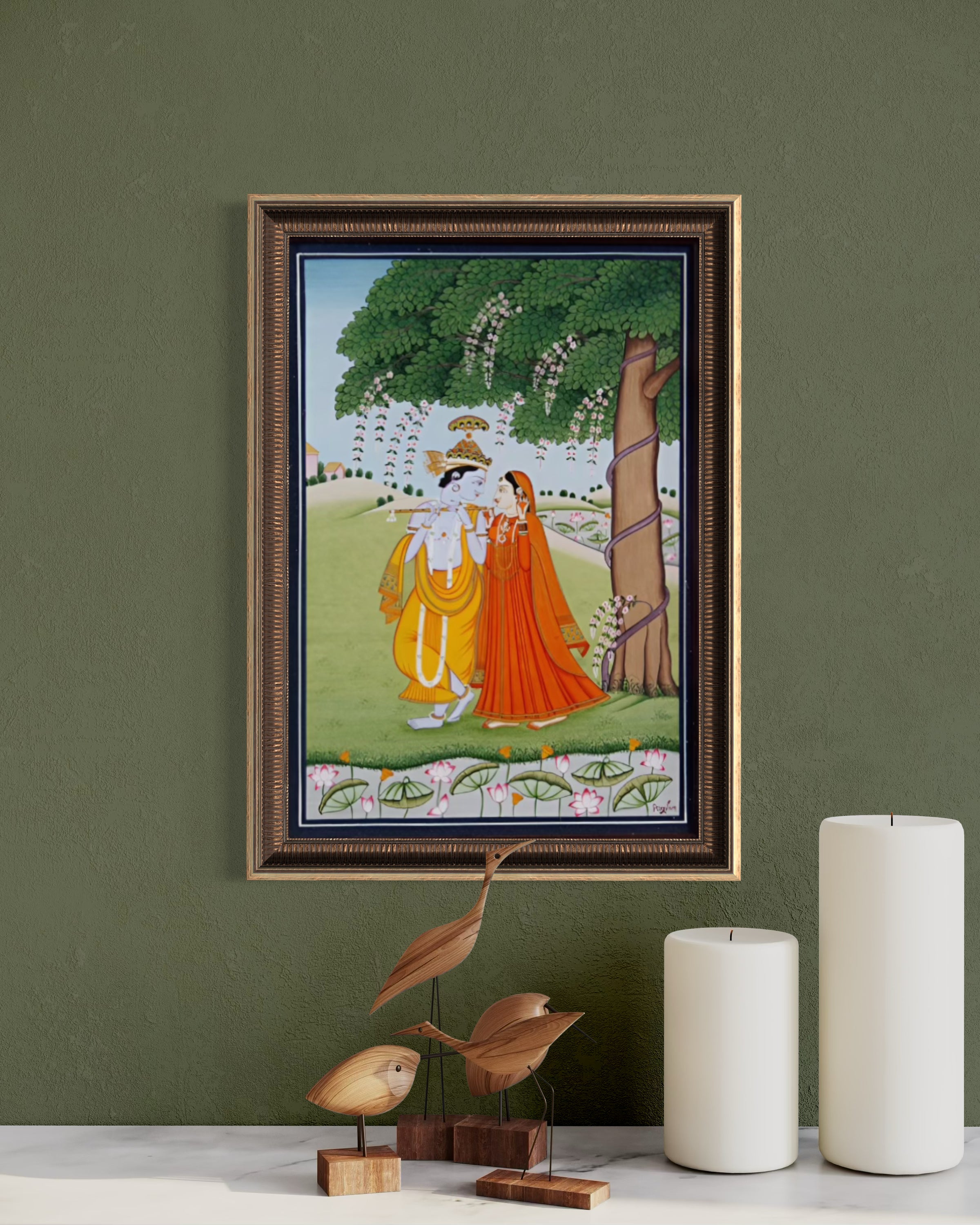 Eternal Glance – A Kangra Miniature