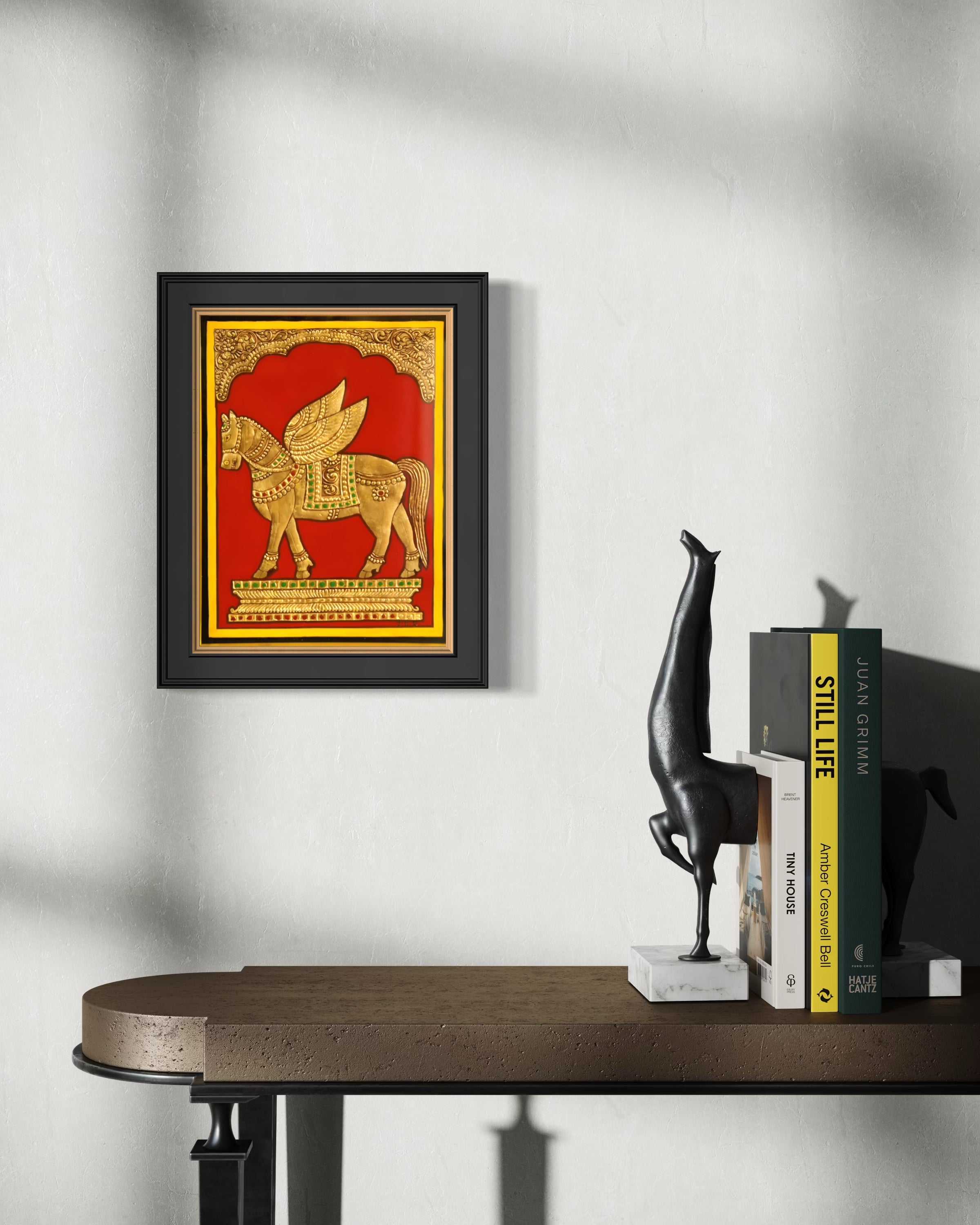 Pegasus - Mysore Paintings (22KT Gold Leaf)