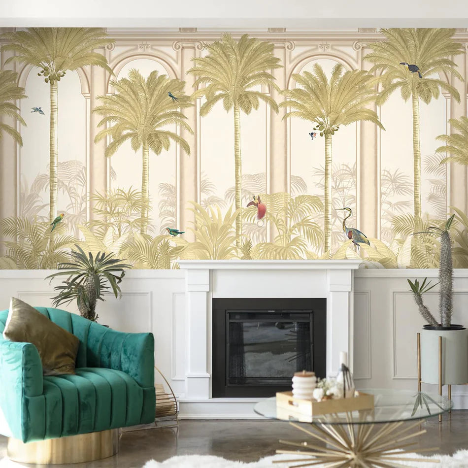 Malang Tropical wallpaper - Customized garden wallpaper by Brahm