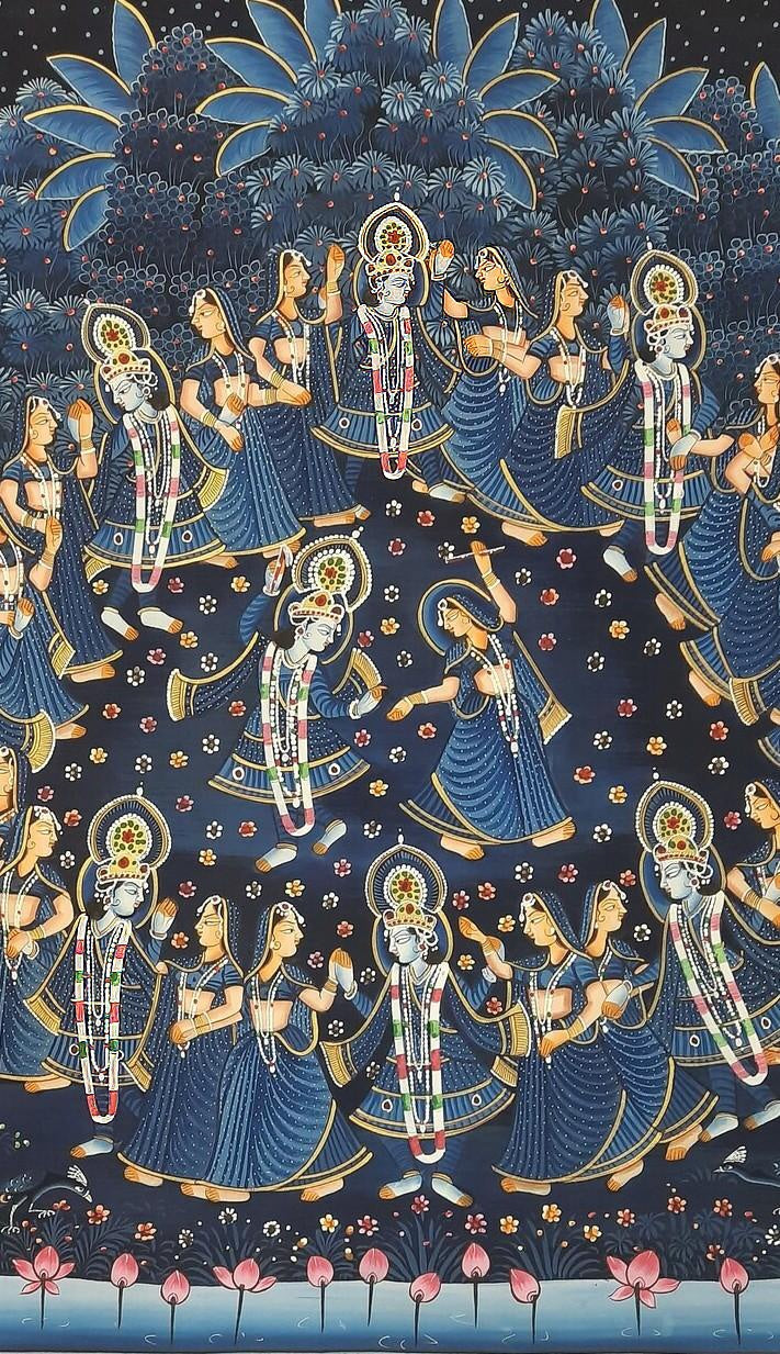 Pichwai- Radha Krishna, The Divine Dance Painting