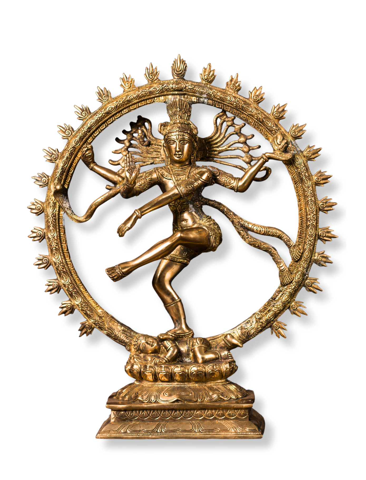 Dancing Shiva 'Nataraja' in Solid Brass