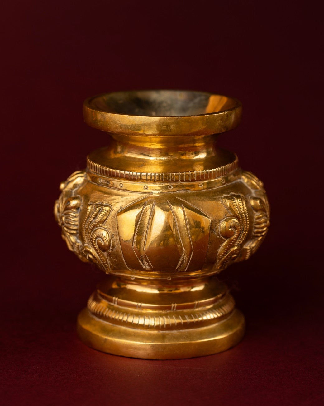 Engraved Brass Kalash