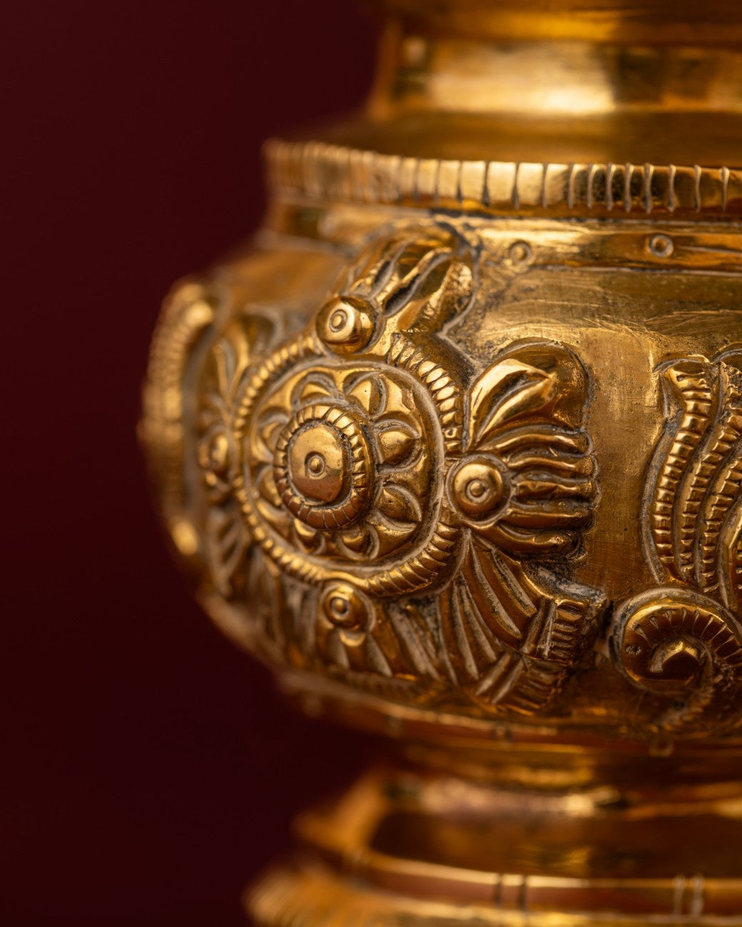 Engraved Brass Kalash