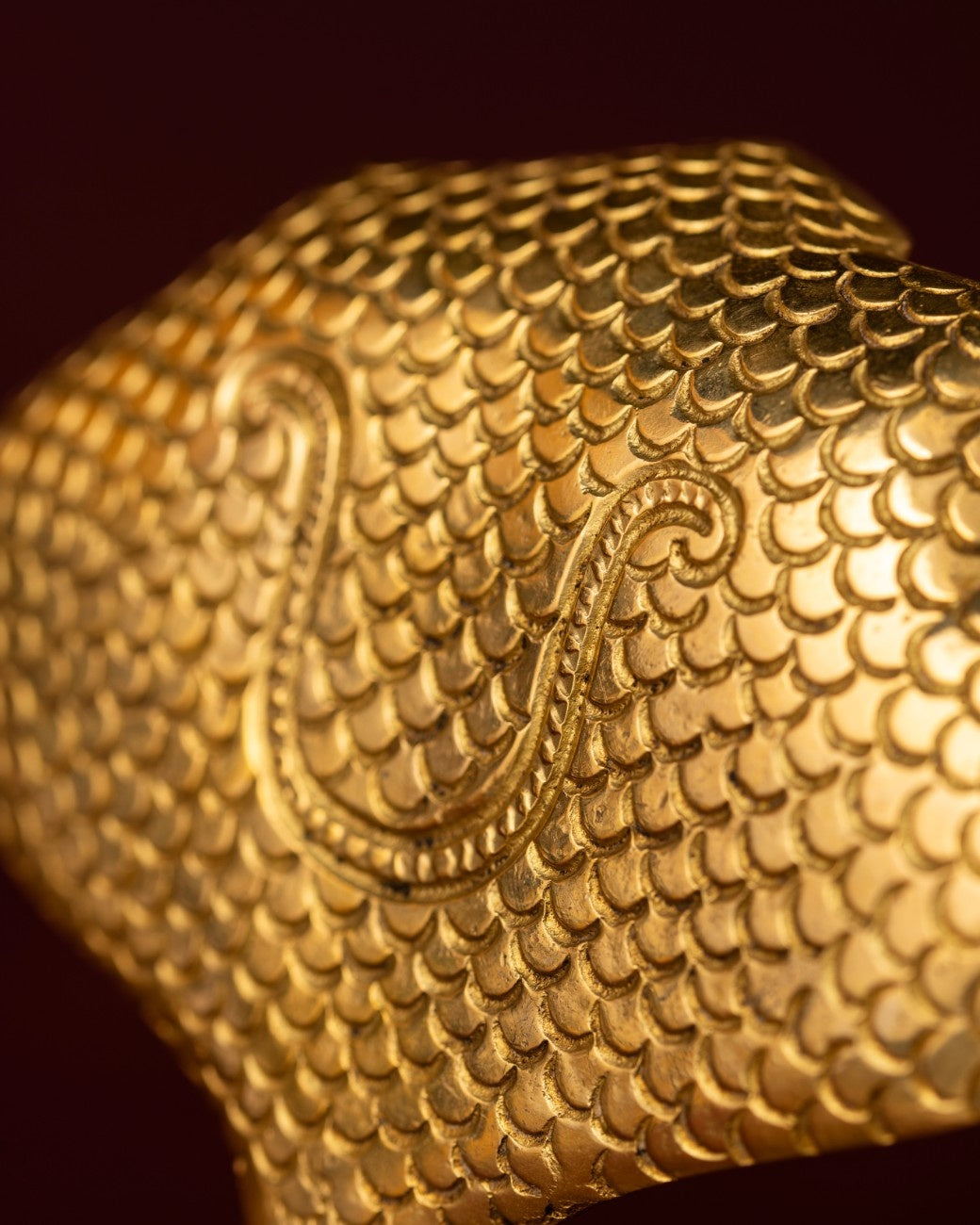 Brass Naga Cobra Statue