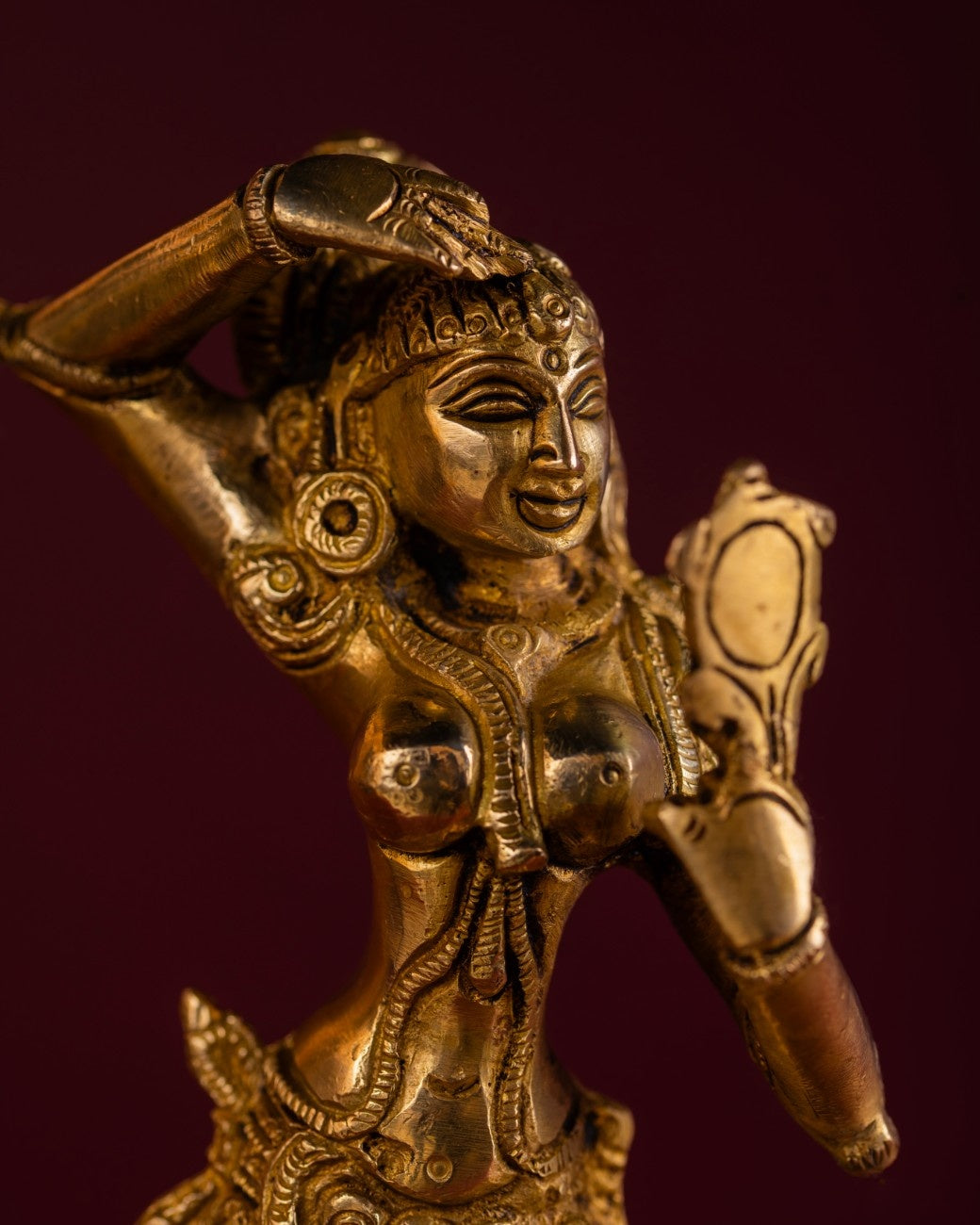 Brass Dancer Statue
