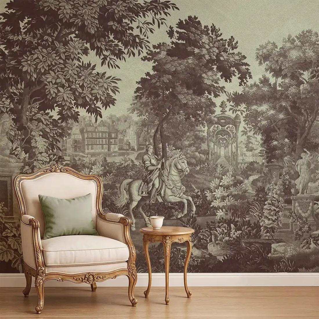 Sepia Chronicle: “Tapestry Scenery” Wallpaper