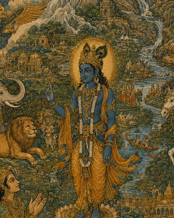 Ch. 10 'Vibhuti' The Divine Glories of Creation, Bhagavad Gita - Indian Epics Prints