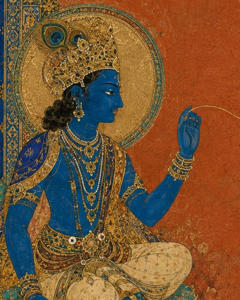 Ch. 7 'Vijnana' The Divine Woven Through All Creation, Bhagavad Gita - Indian Epics Prints