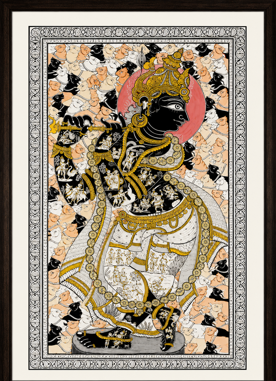 Sacred Narratives of Krishna – Orissa Pattachitra Painting