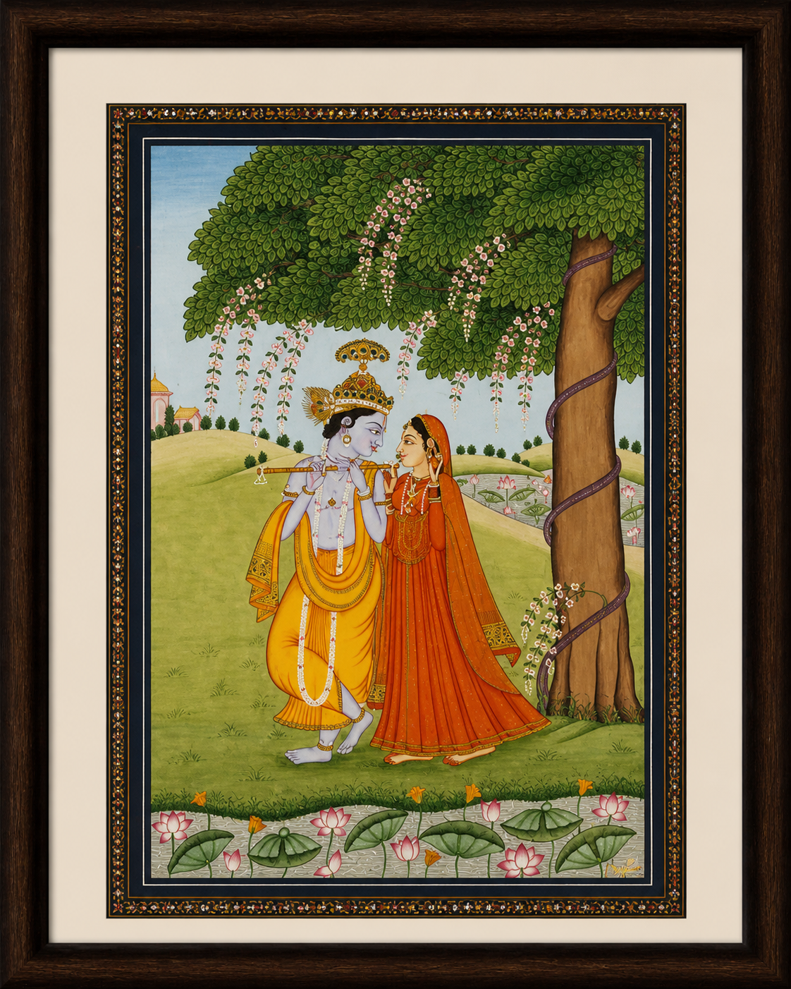 Eternal Glance – A Kangra Miniature