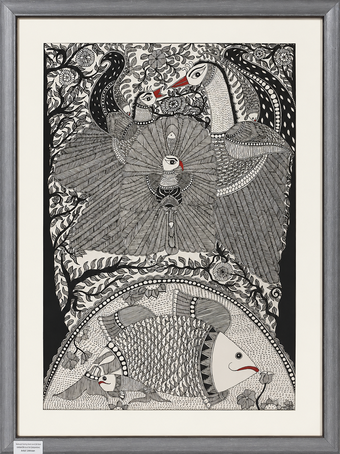 River of Life - Madhubani Painting